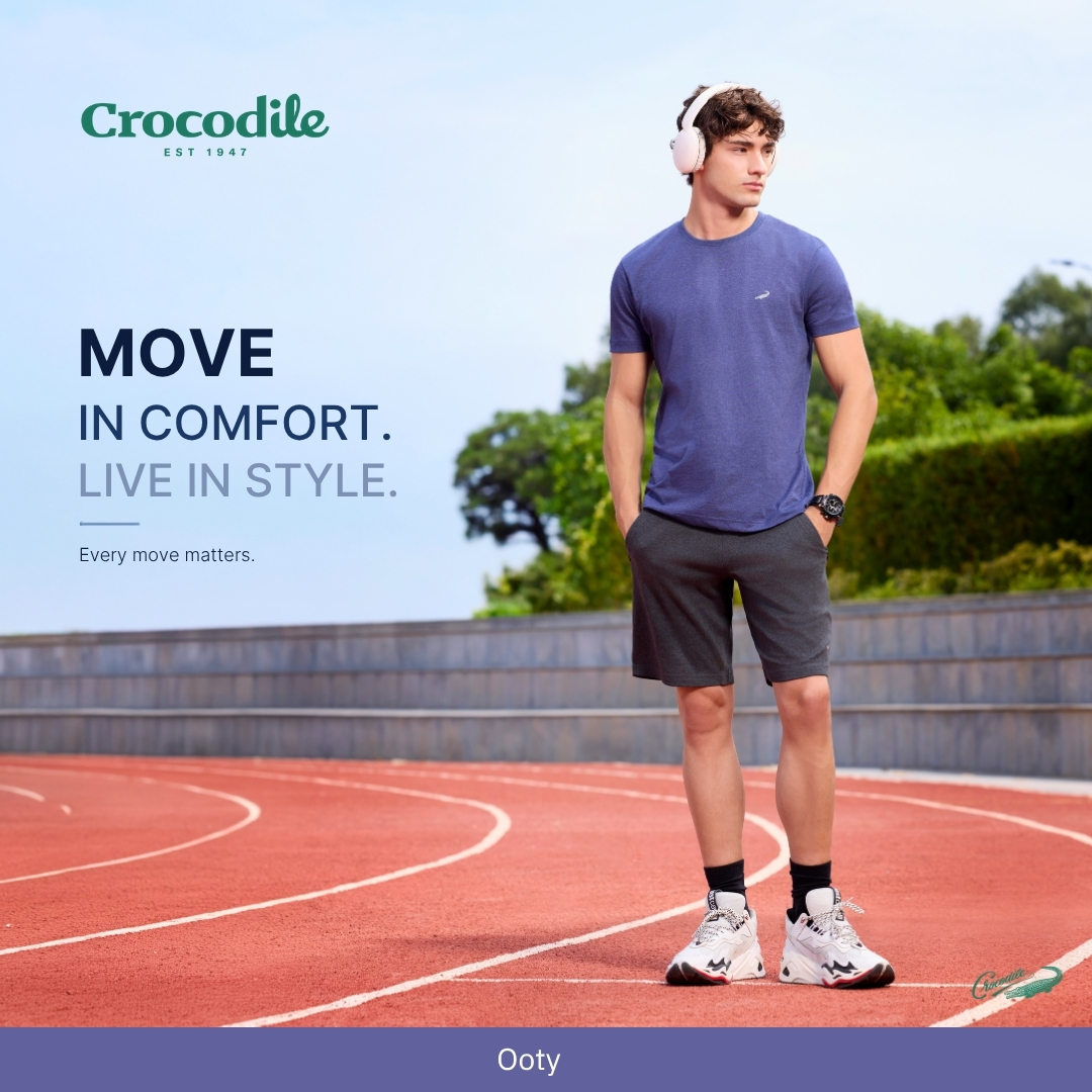 Crocodile India Facebook ad: Visit Crocodile Showroom, Ooty Today!