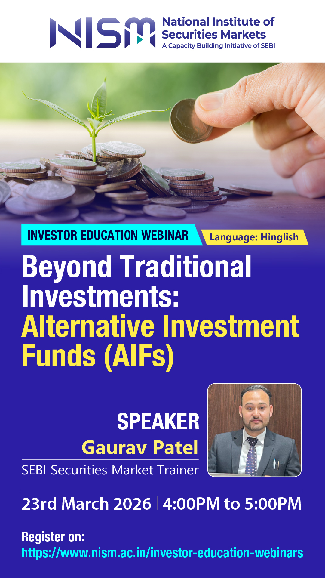 National Institute of Securities Markets Facebook ad