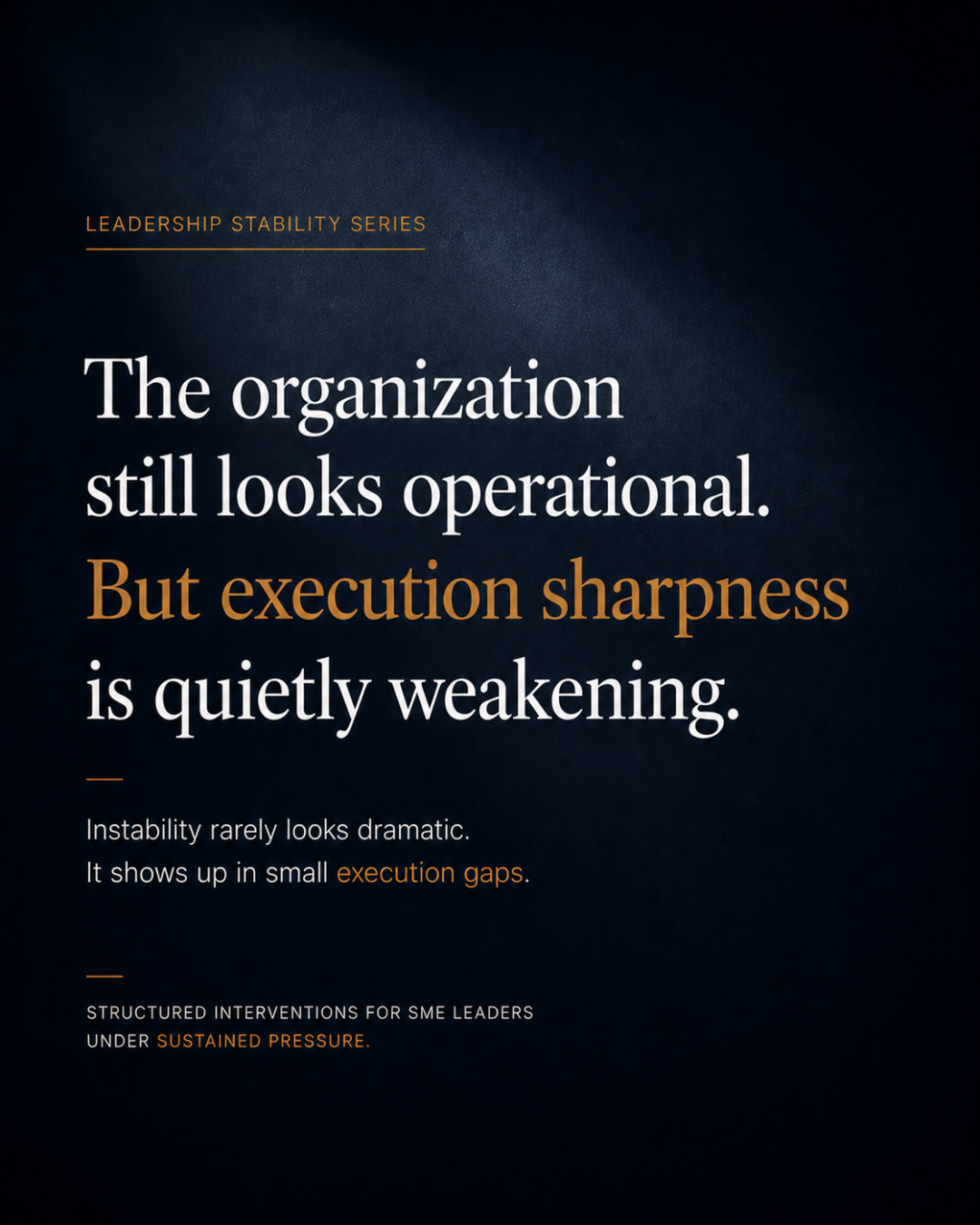 Training For Less Facebook ad: Leadership Stability Series