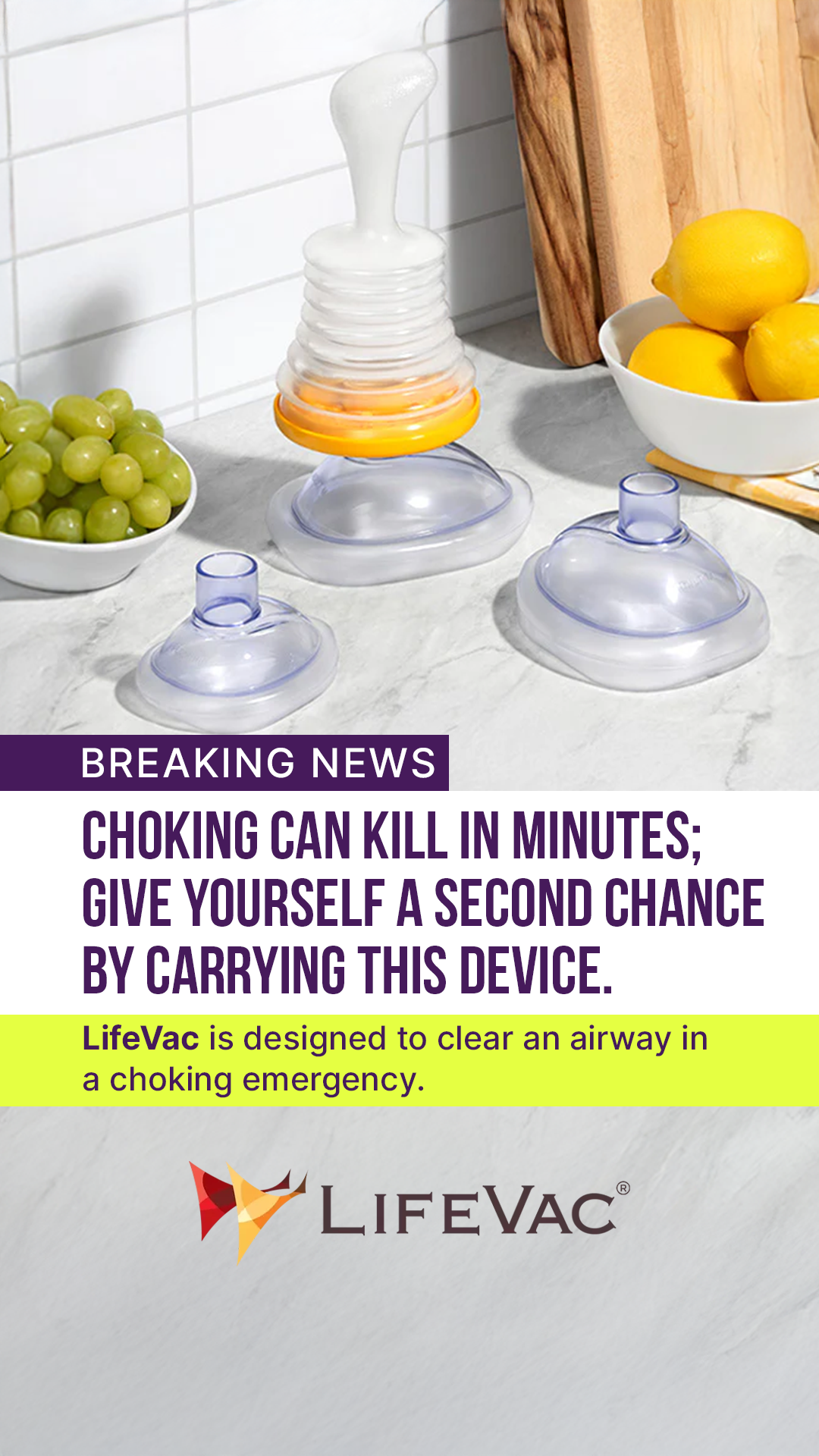 LifeVac USA Facebook ad