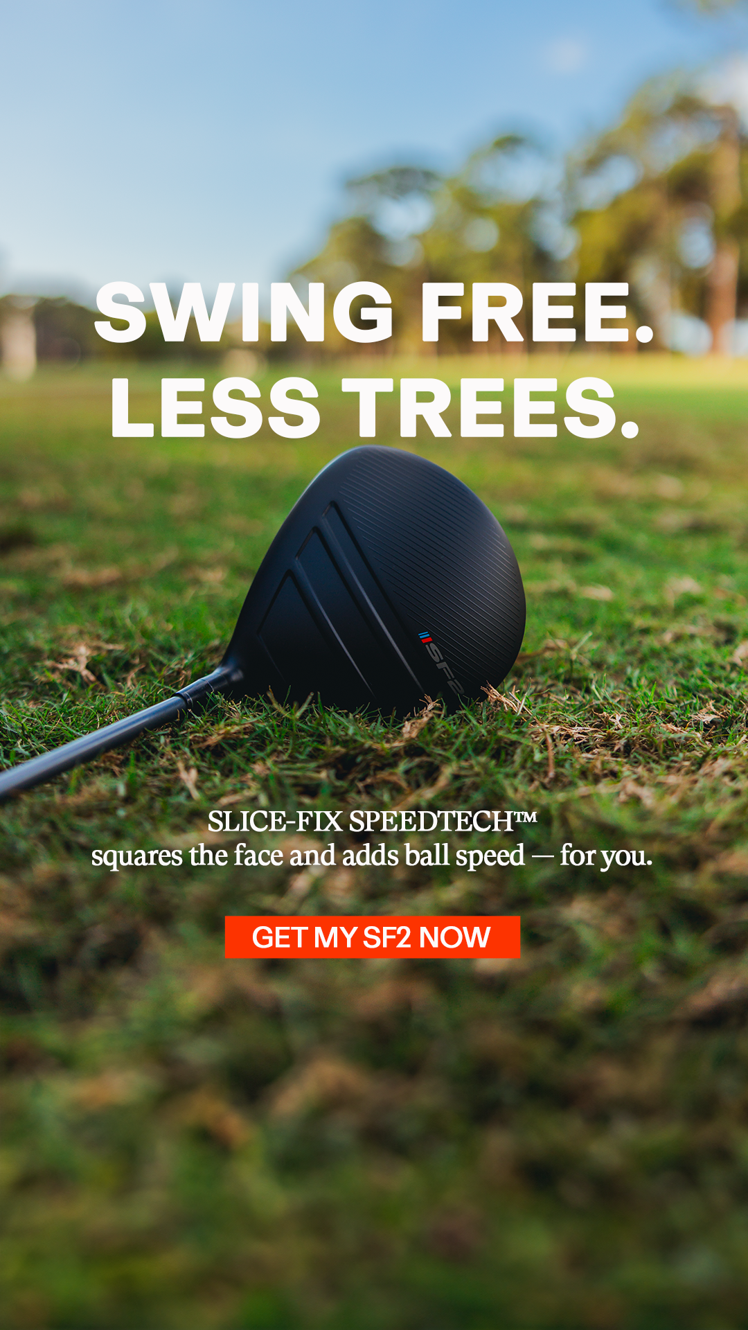 Performance Golf Facebook ad