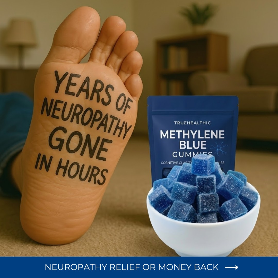 The Seniors Health Report Facebook ad: I always tell neuropathy patients to take methylene blue…