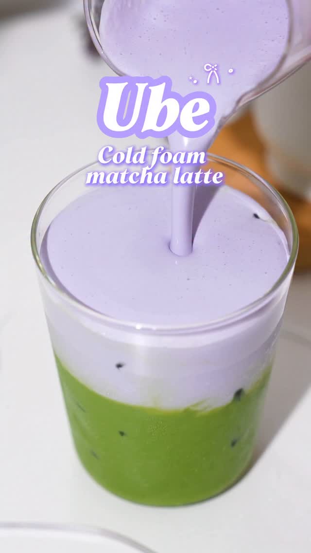 Naoki Matcha Facebook ad: Ube. Cold foam.