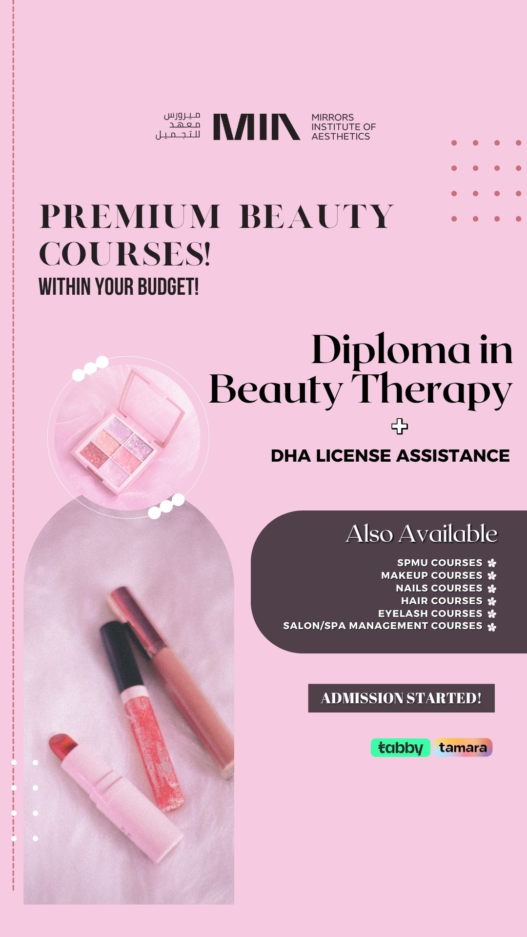 Mirrors Institute of Aesthetics Facebook ad