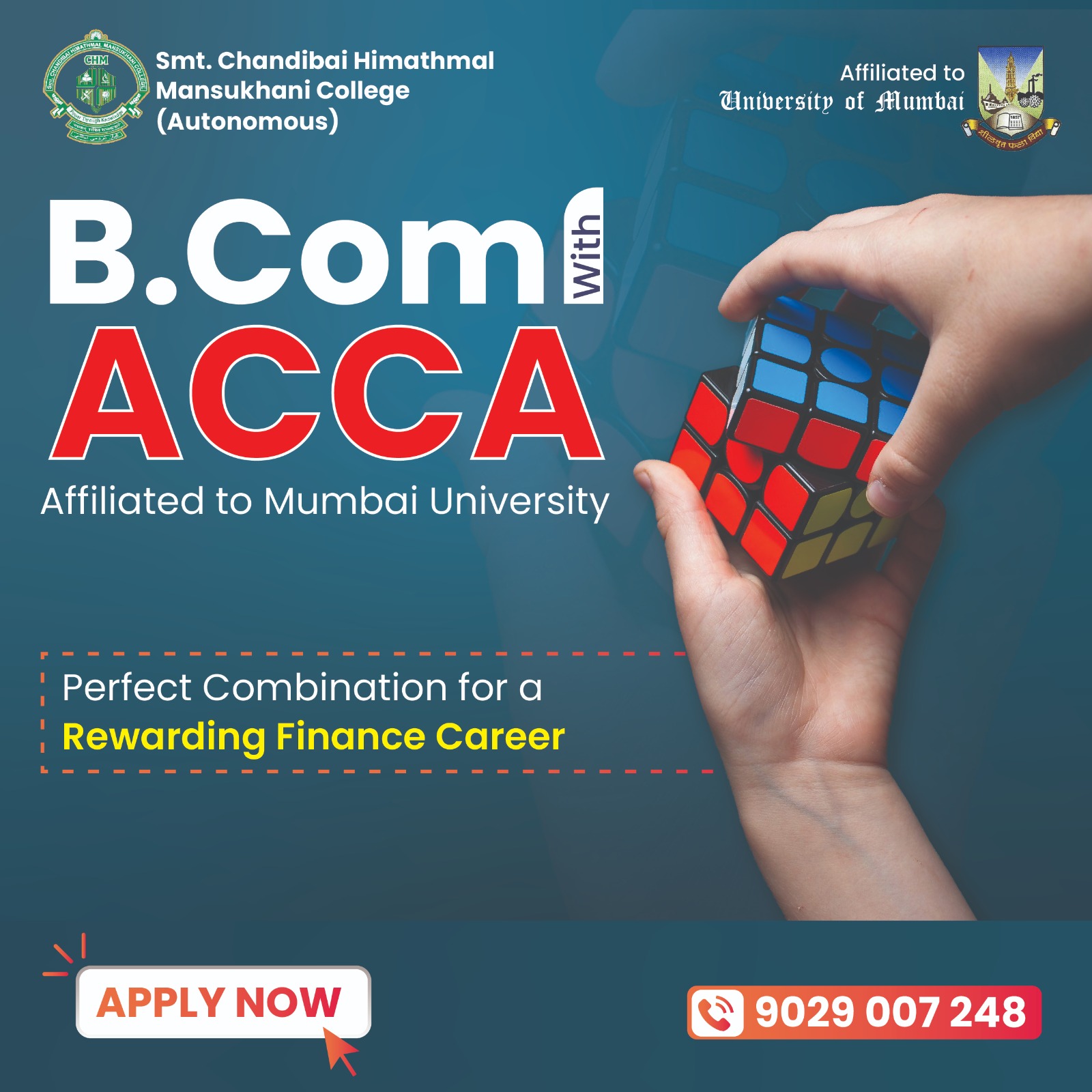 FinplanIndia Facebook ad: Build a Global Finance Career with B.Com + ACCA