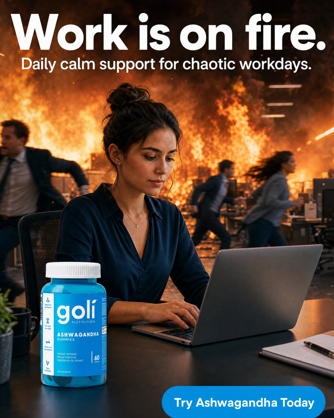 Goli Facebook ad: America's #1 Ashwagandha Brand