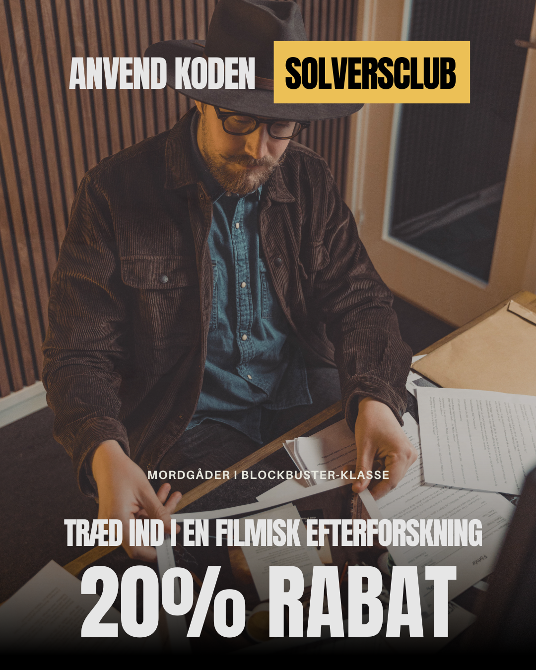 ARKIV by Unsolved - Mordgåder at løse derhjemme Facebook ad