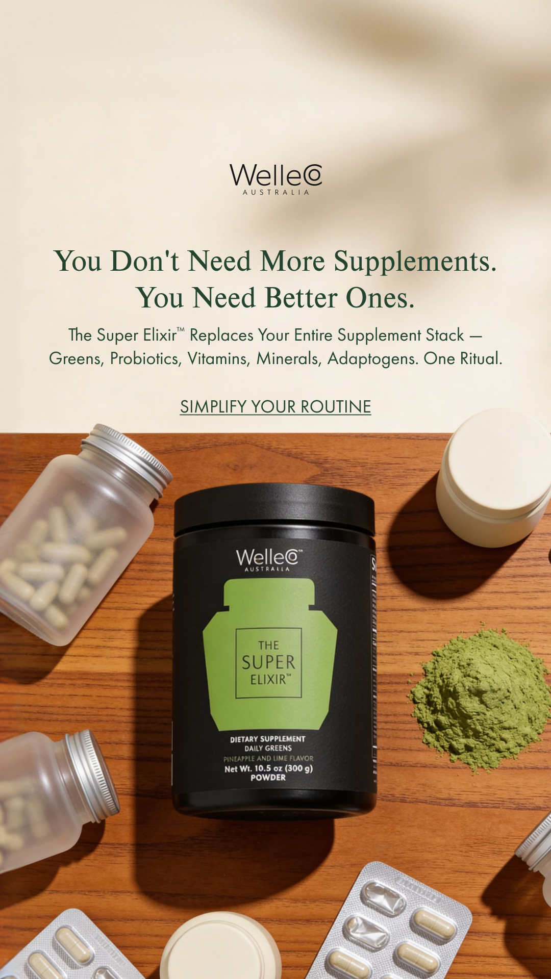 WelleCo Facebook ad
