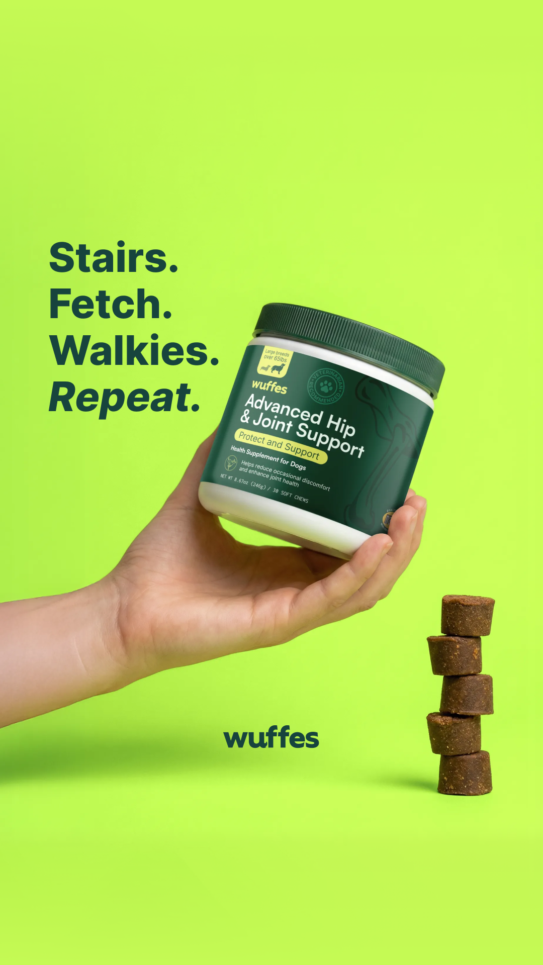 Wuffes Facebook ad