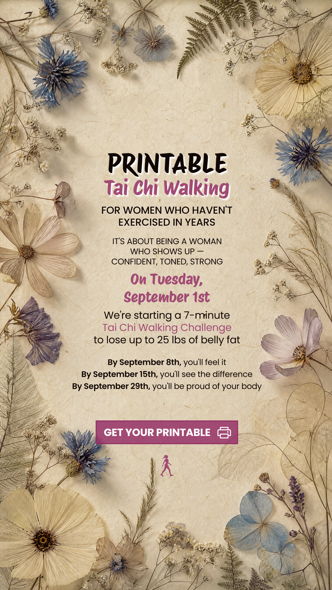 WalkFit Daily Walking Plan Facebook ad