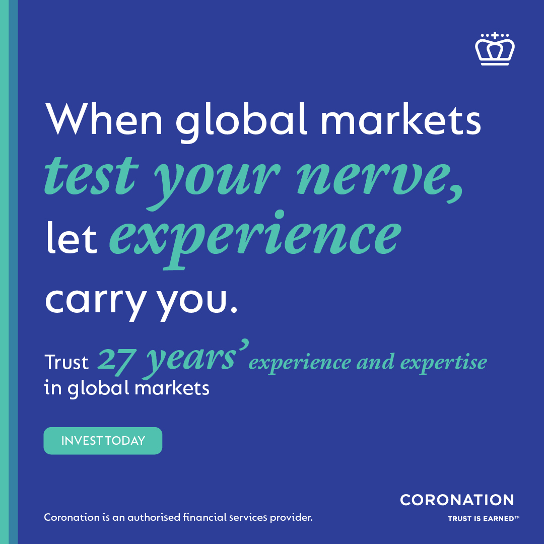 Coronation Fund Managers Facebook ad