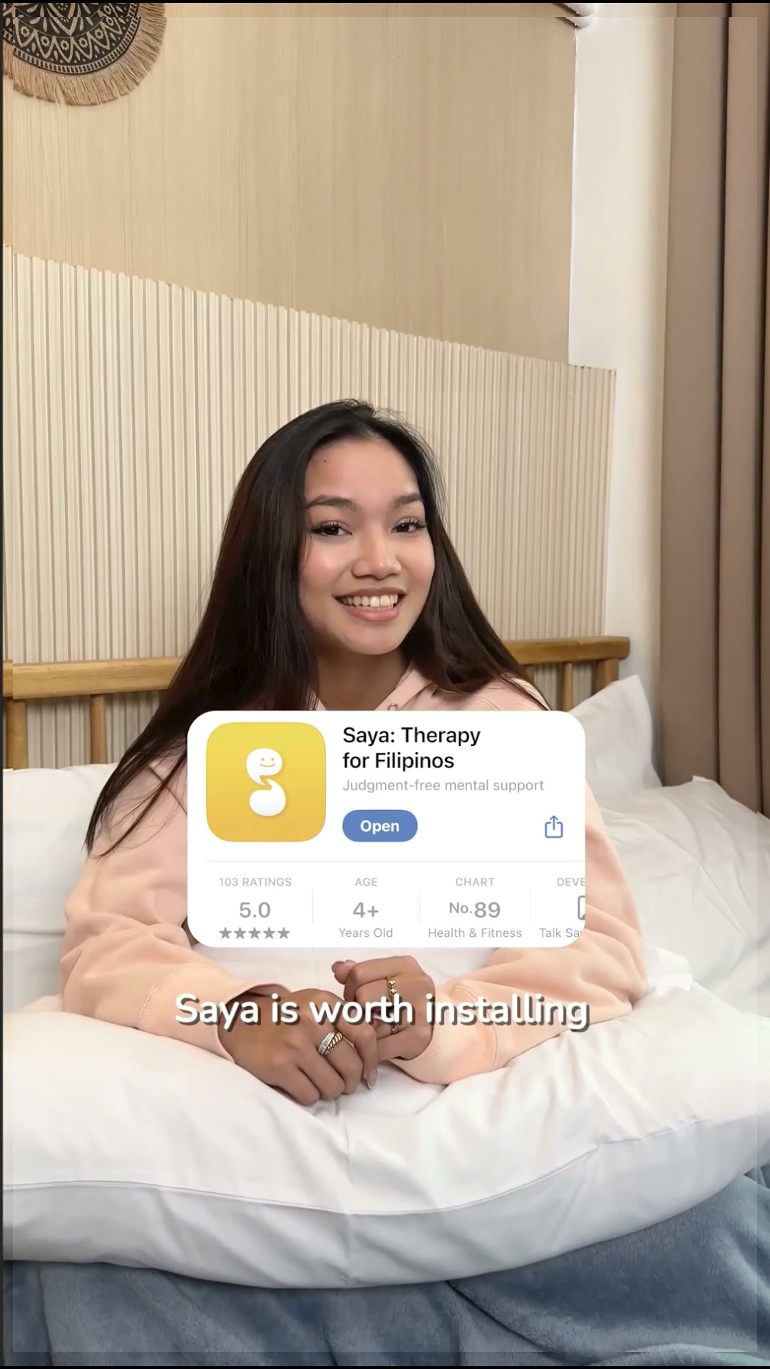 Saya Facebook ad: Book Today, Talk This Week