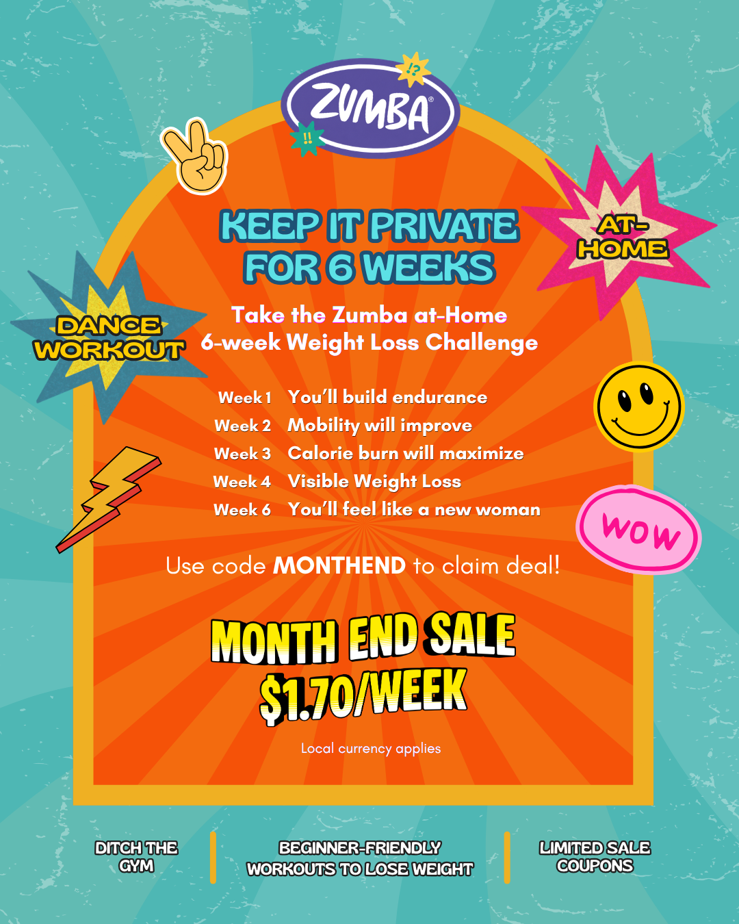 Zumba Fitness Facebook ad