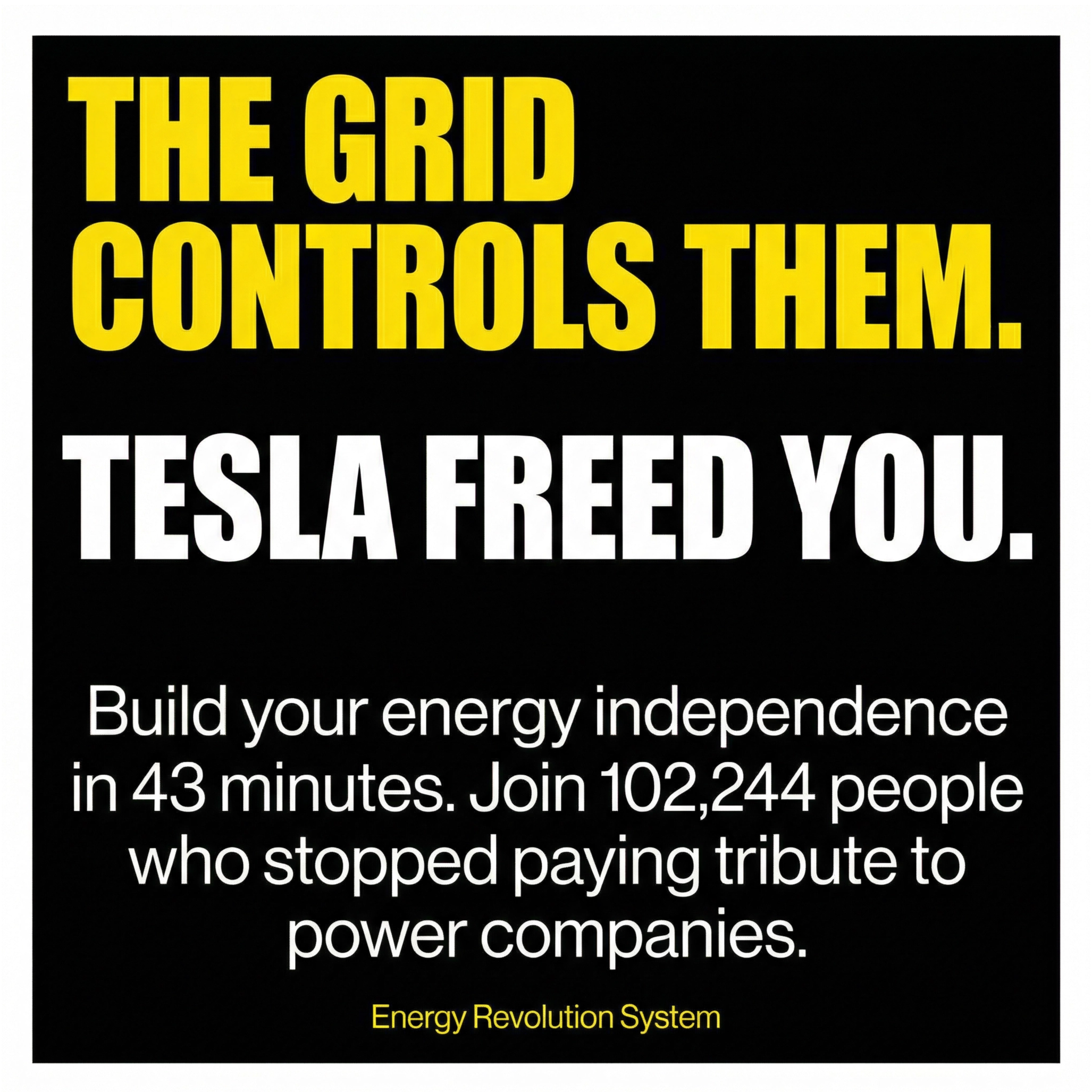 Jack's DIY Projects Facebook ad: Didn’t Think Energy Independence Was Possible…