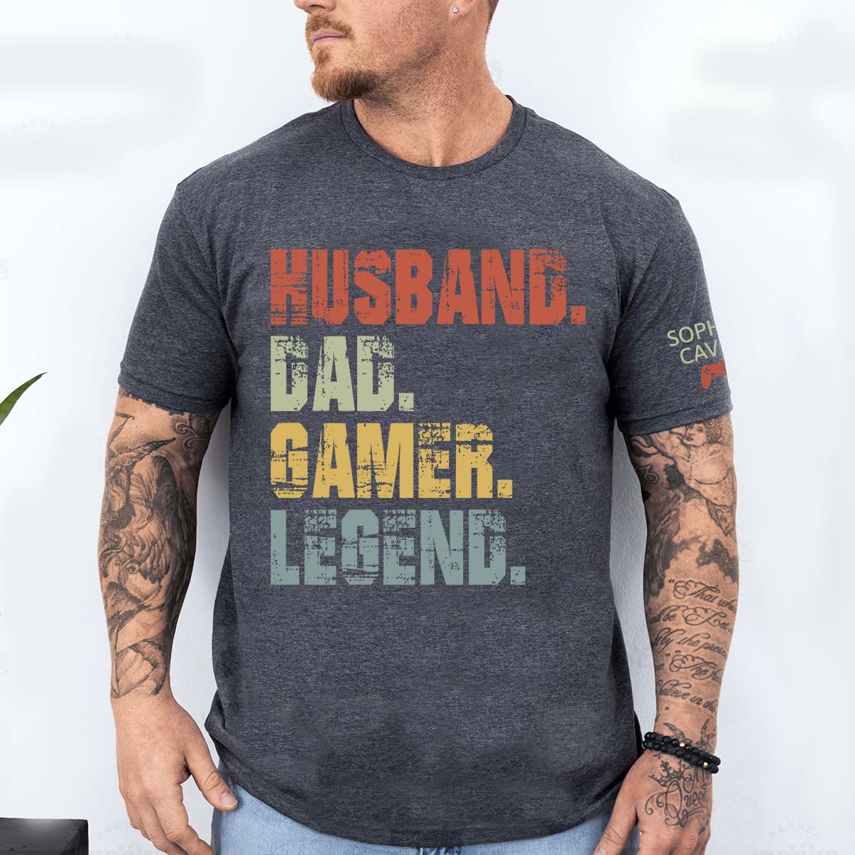 Giantbighands - Embroidered Gifts Facebook ad: Husband Dad Gamer Legend Shirt, Funny Gamer Gift for Men…