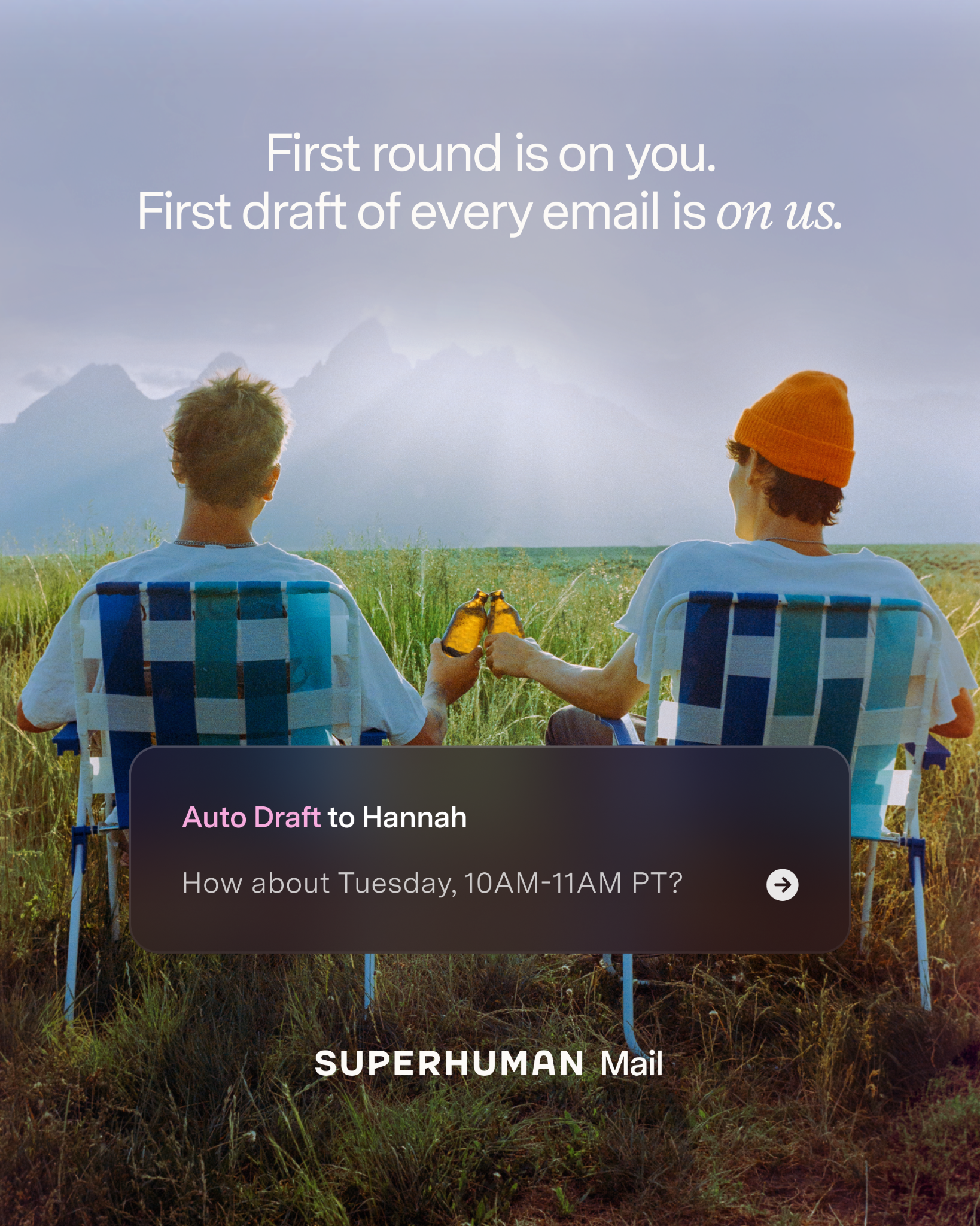 Superhuman Mail Facebook ad