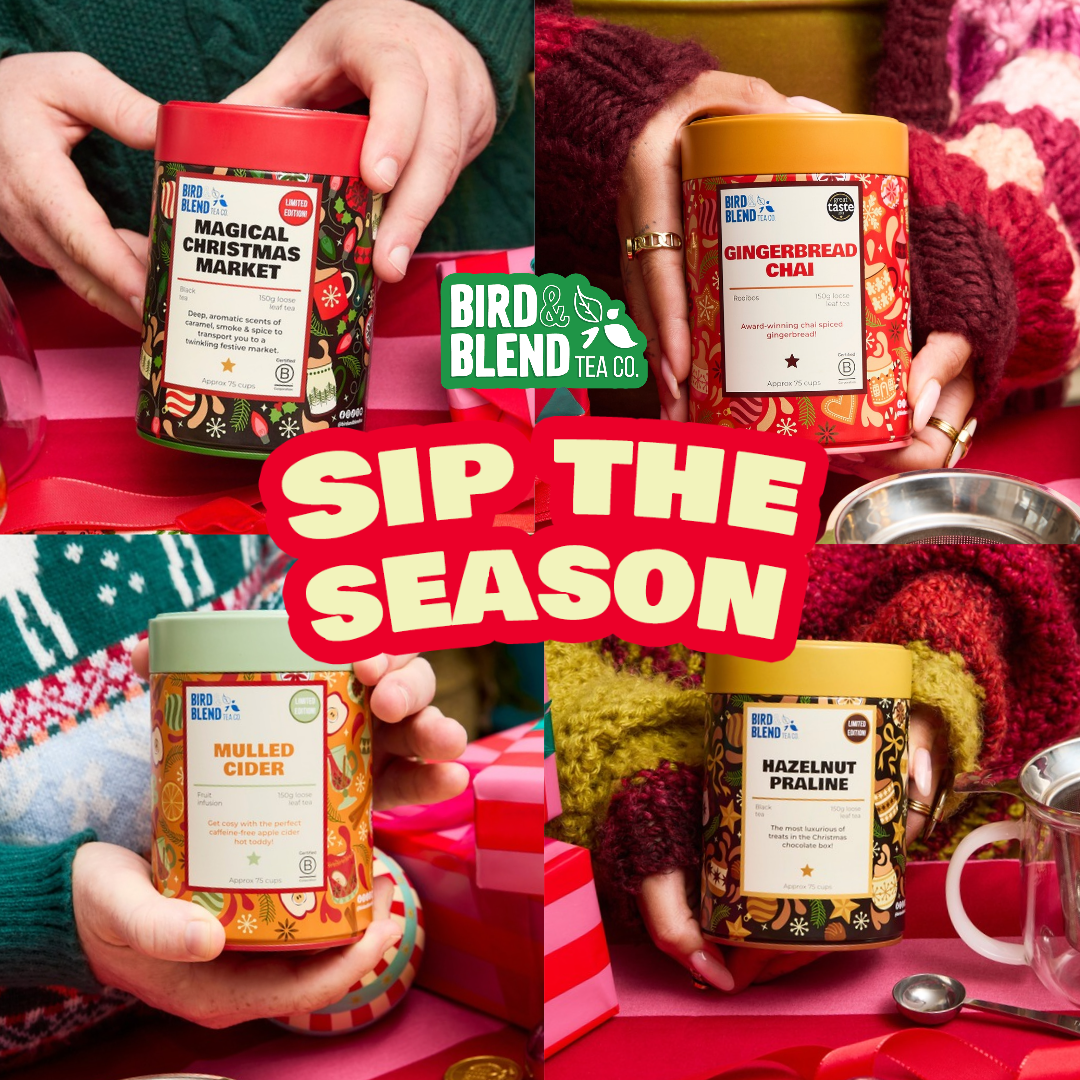 Bird & Blend Tea Co. Facebook ad: Limited Edition Festive Tea Blends!