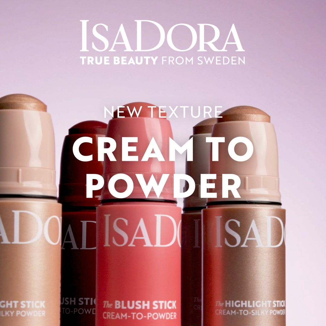 ISADORA Lietuva Facebook ad: Atraskite naują tekstūrą - The Cream-To-Powder