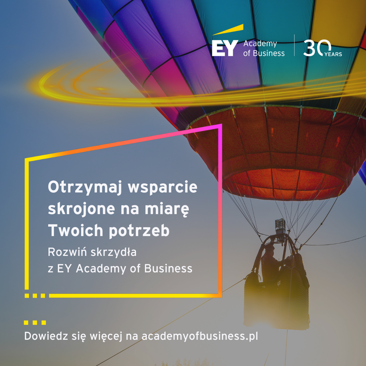 EY Academy of Business Facebook ad