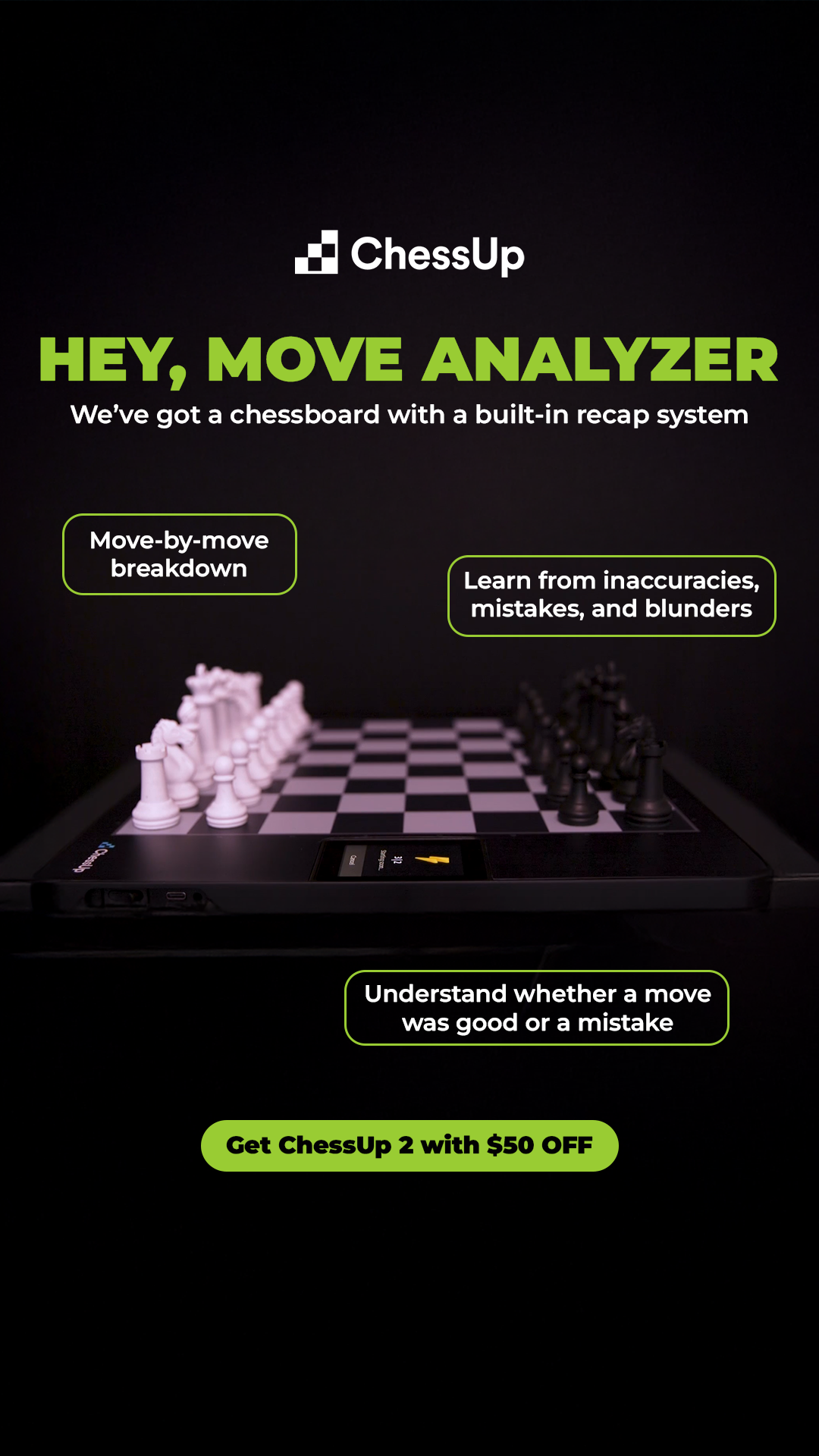 ChessUp Facebook ad