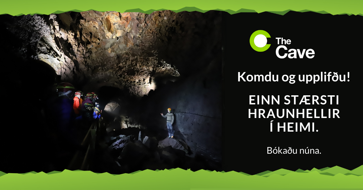 The Cave - Víðgelmir Facebook ad