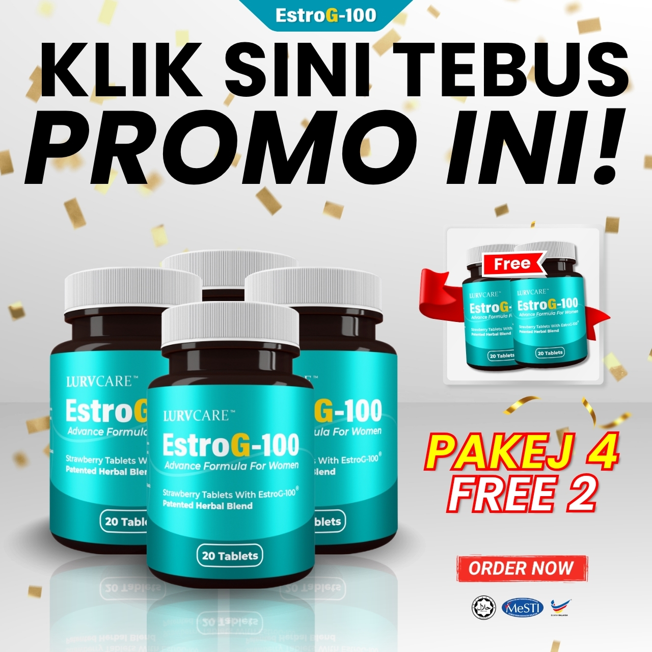EstroG-100 - Lurvcare HQ Facebook ad