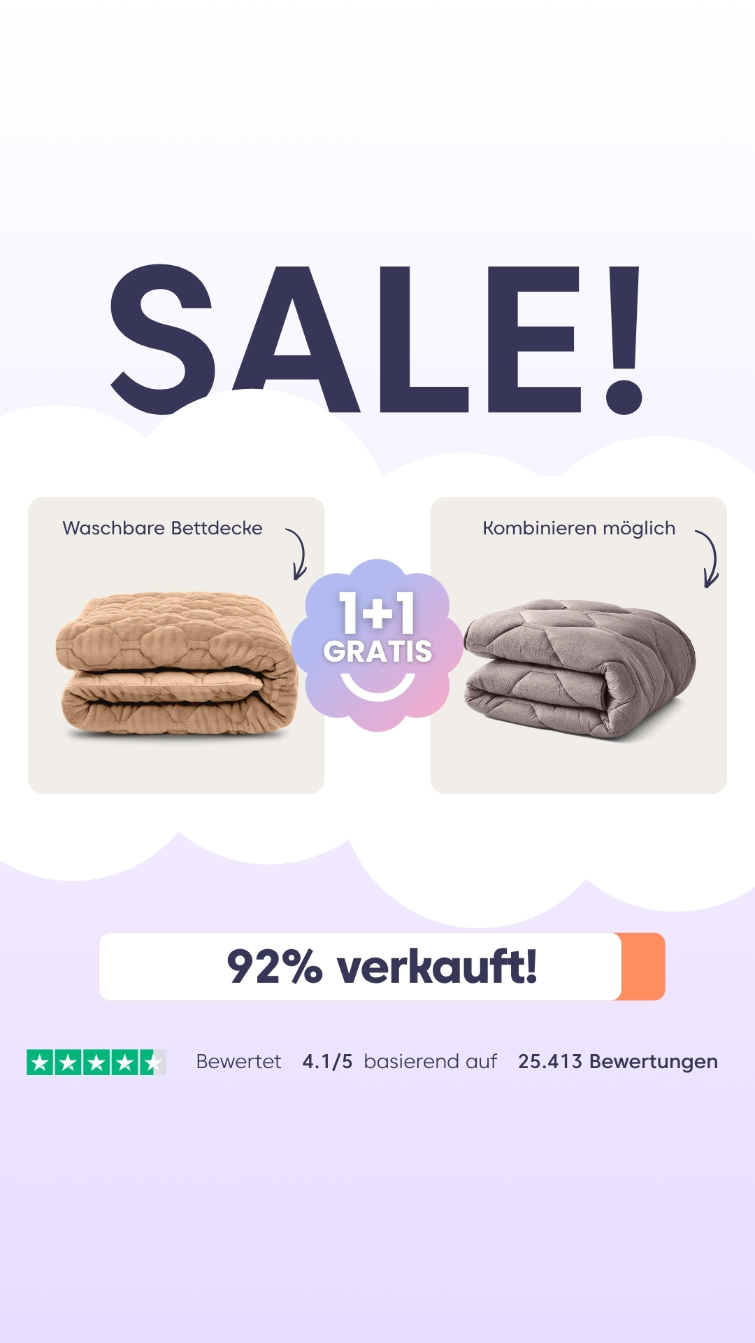 Thehappybed.de Facebook ad