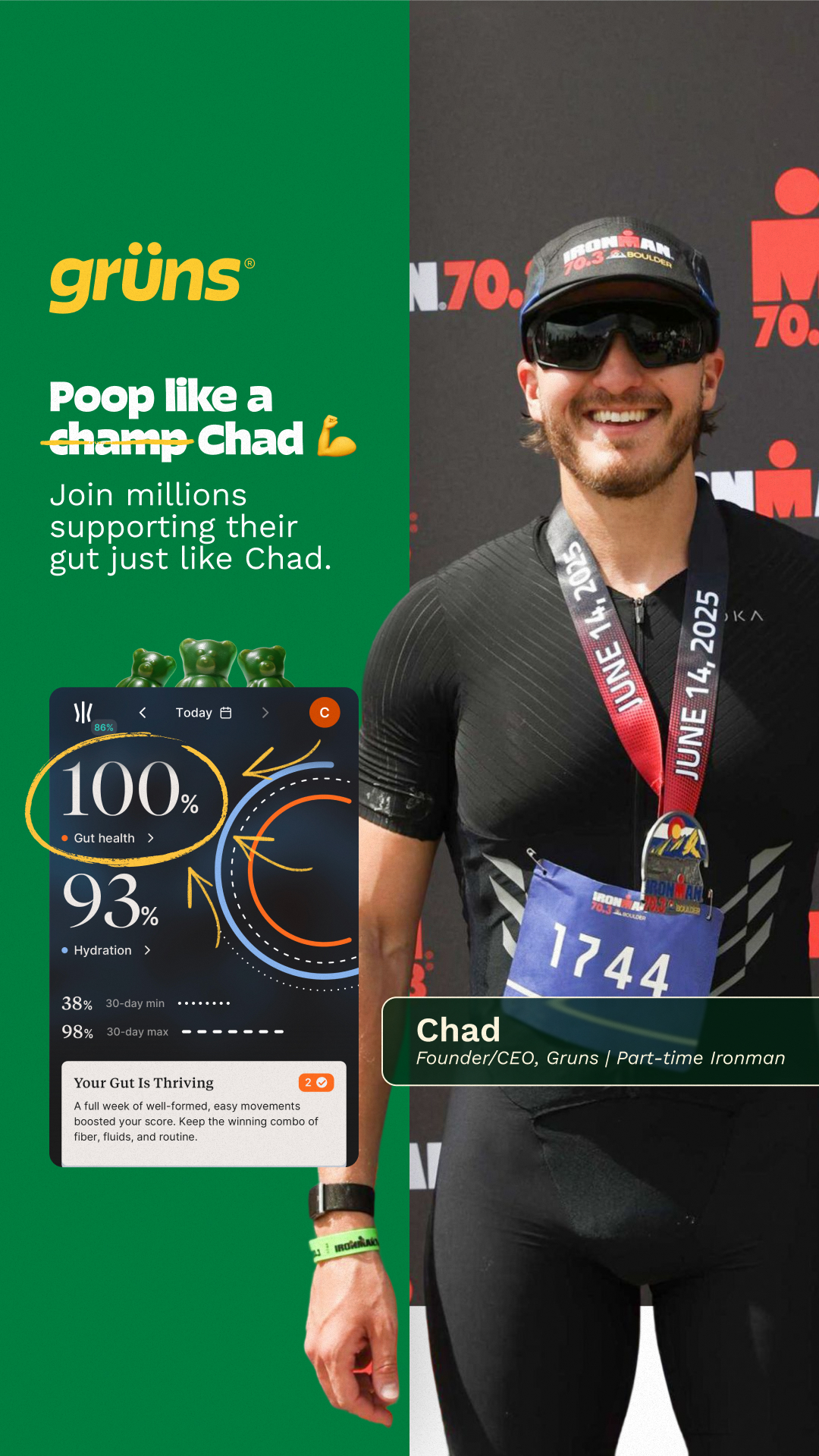 Grüns Facebook ad