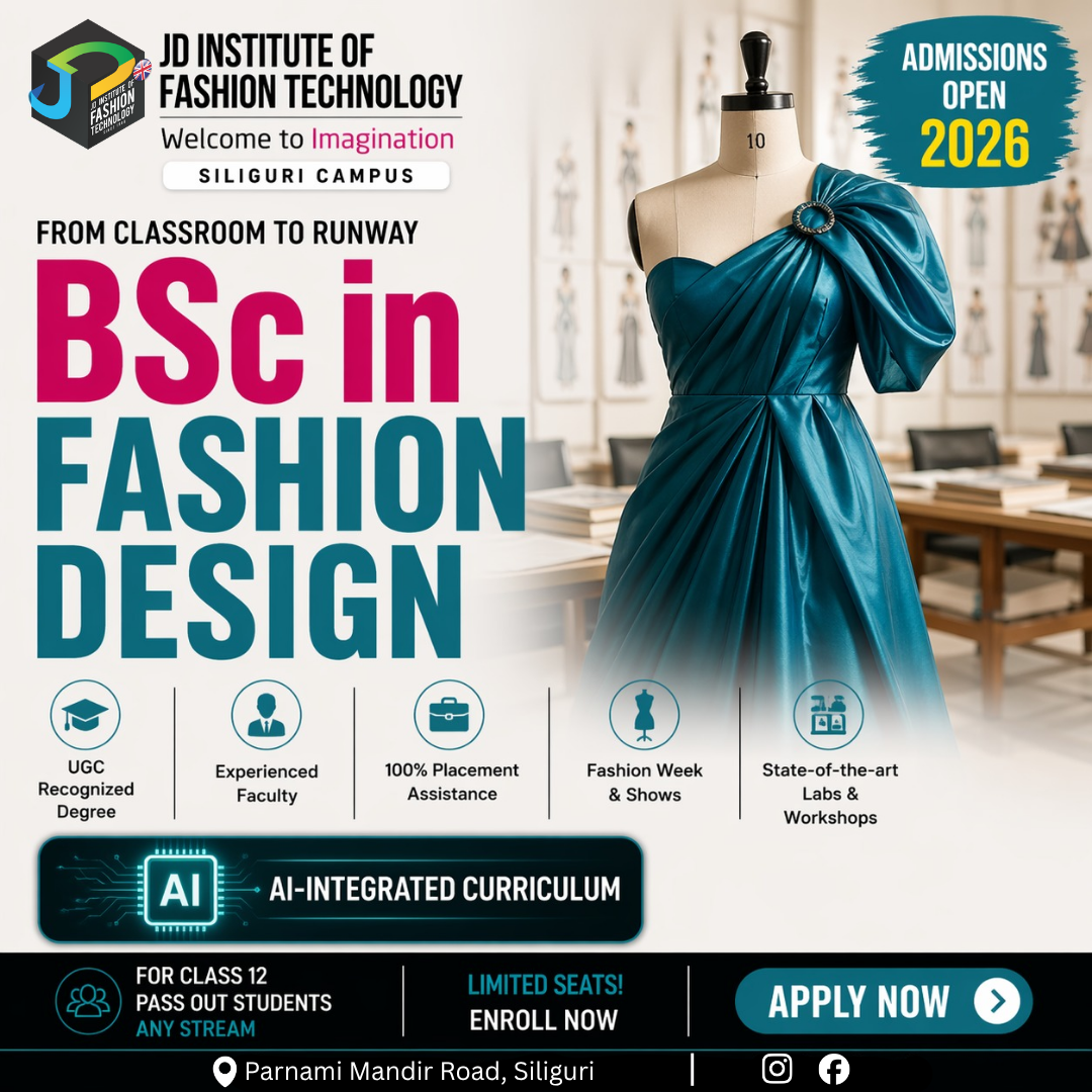 JD Institute of Fashion Technology,Siliguri Facebook ad