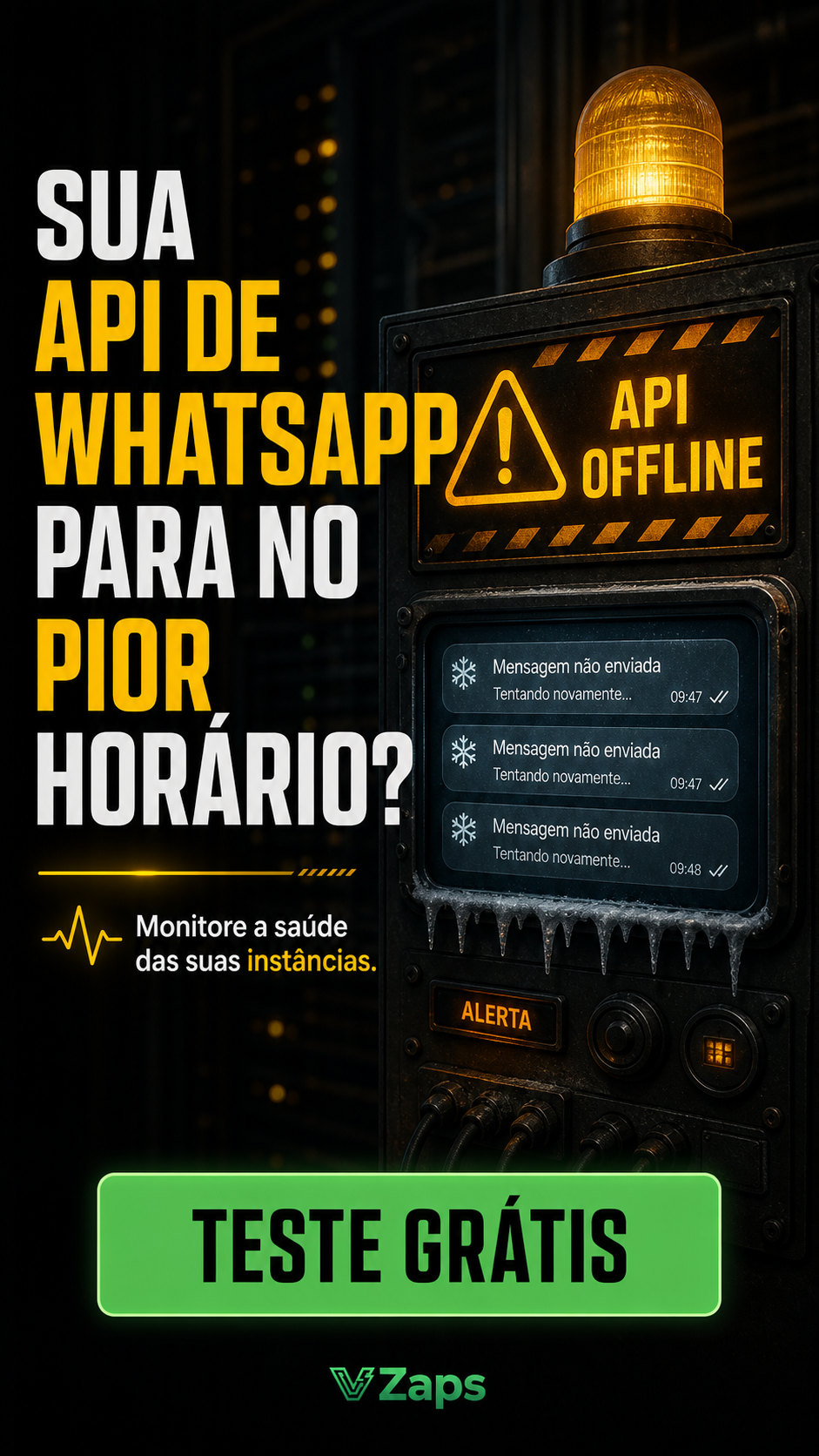 VZaps Facebook ad: VZaps, WhatsApp com escala para o seu negócio