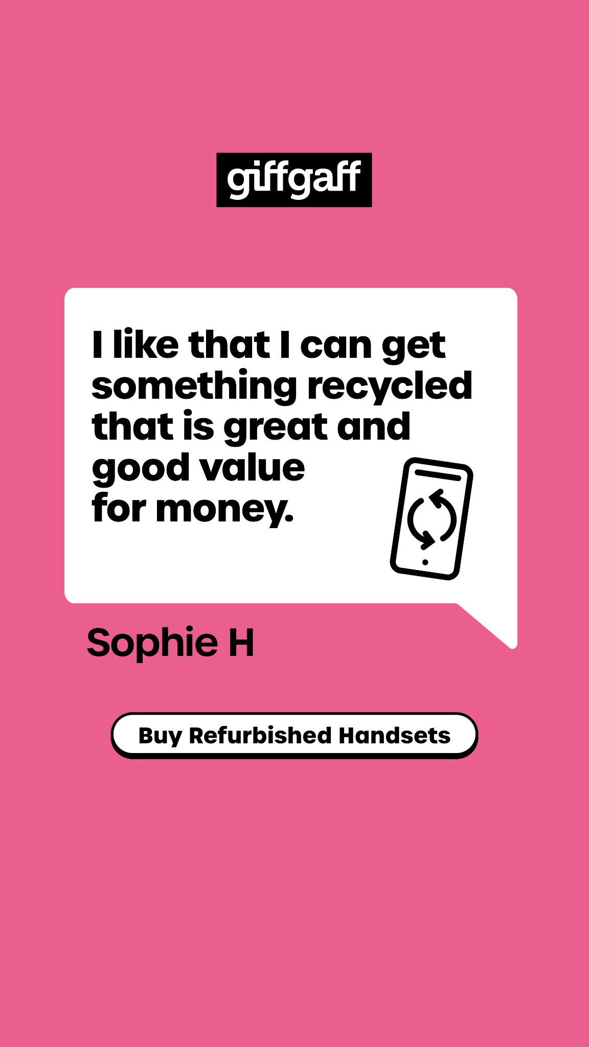 giffgaff Facebook ad