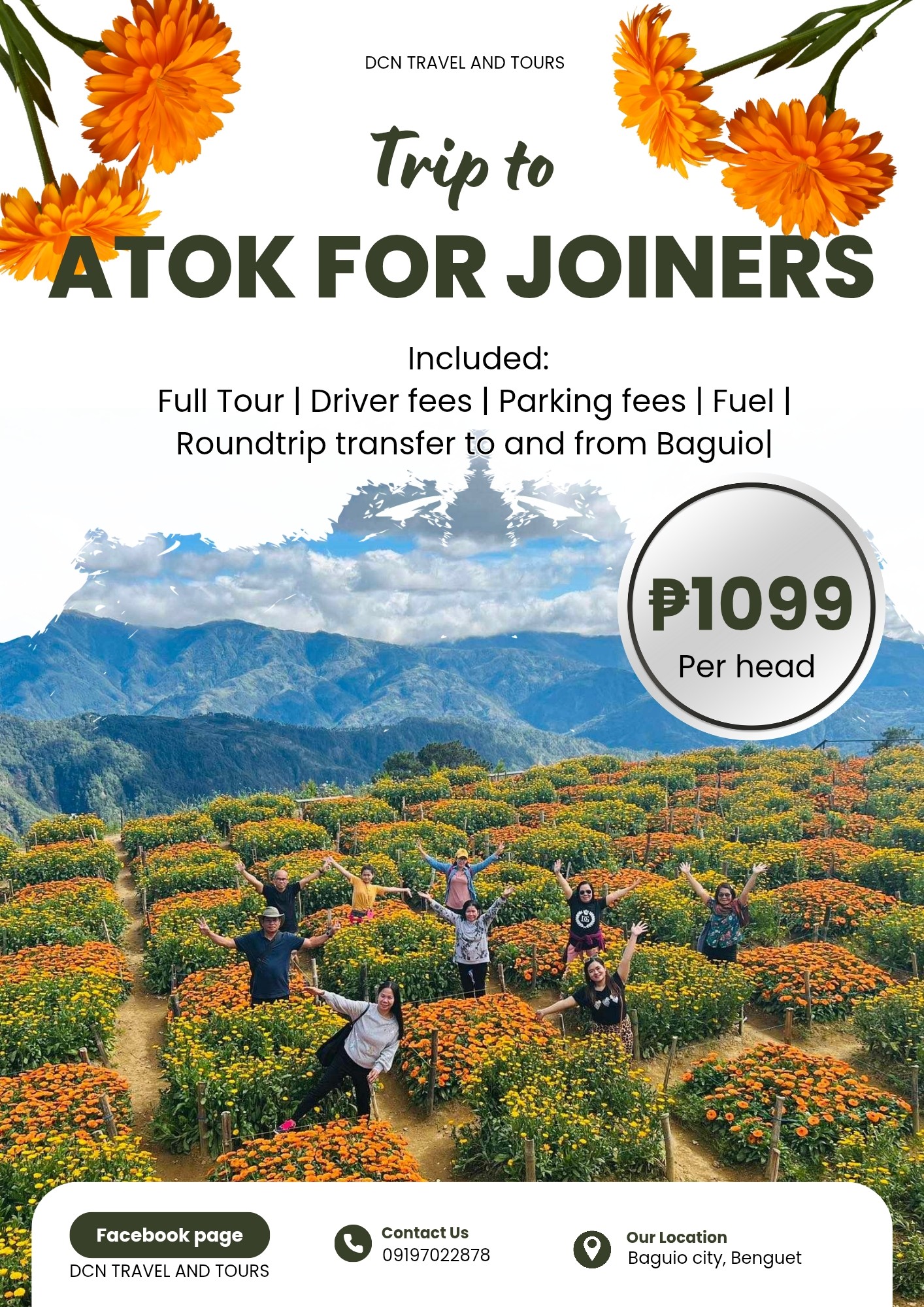 DCN Travel and Tours Facebook ad: Experience the Ultimate adventure with us.