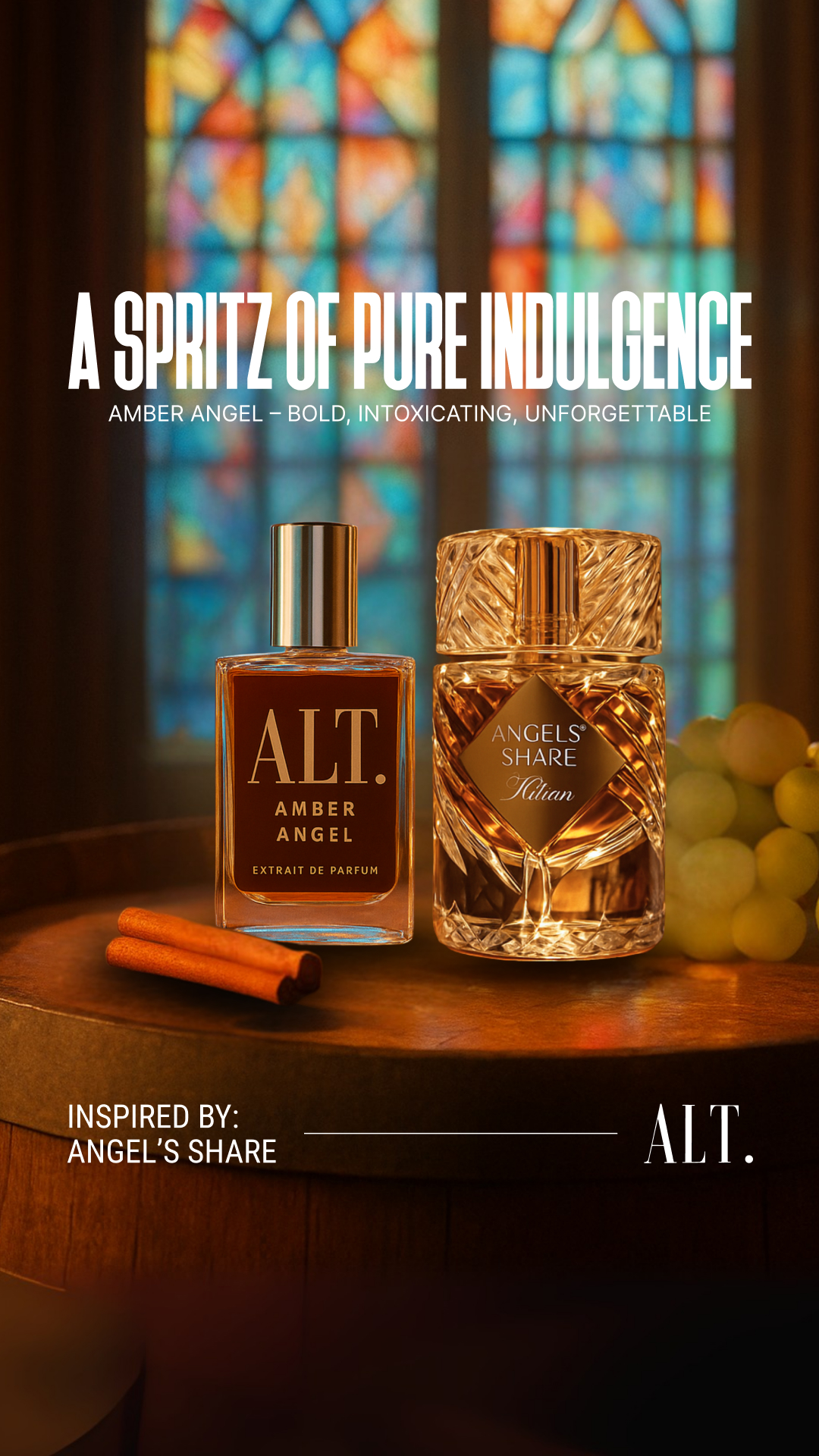 ALT. Fragrances Facebook ad