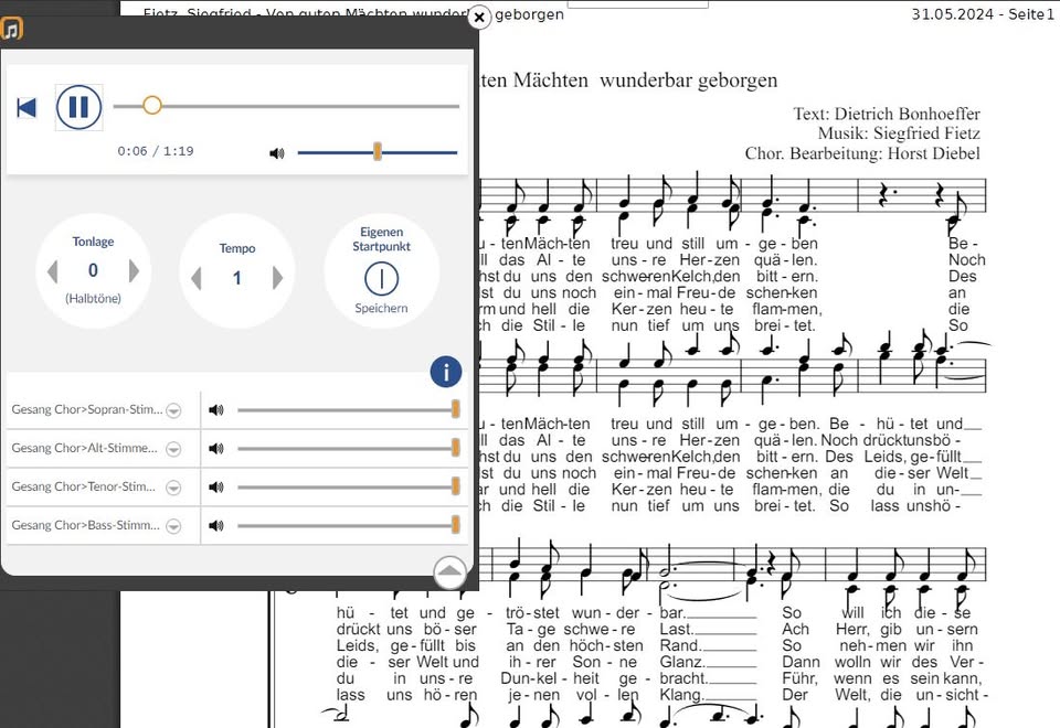Musicalion.com Facebook ad: Alle Noten einfach online üben