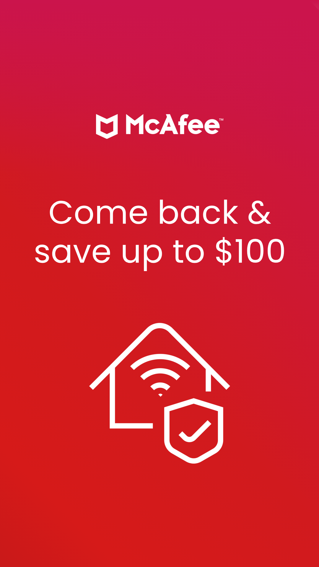 McAfee Facebook ad