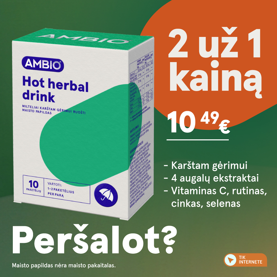 Gintarinė Vaistinė Facebook ad: Imbierų skonio karštas gėrimas