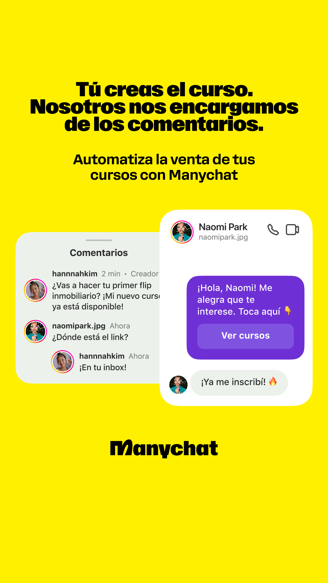 Manychat Facebook ad