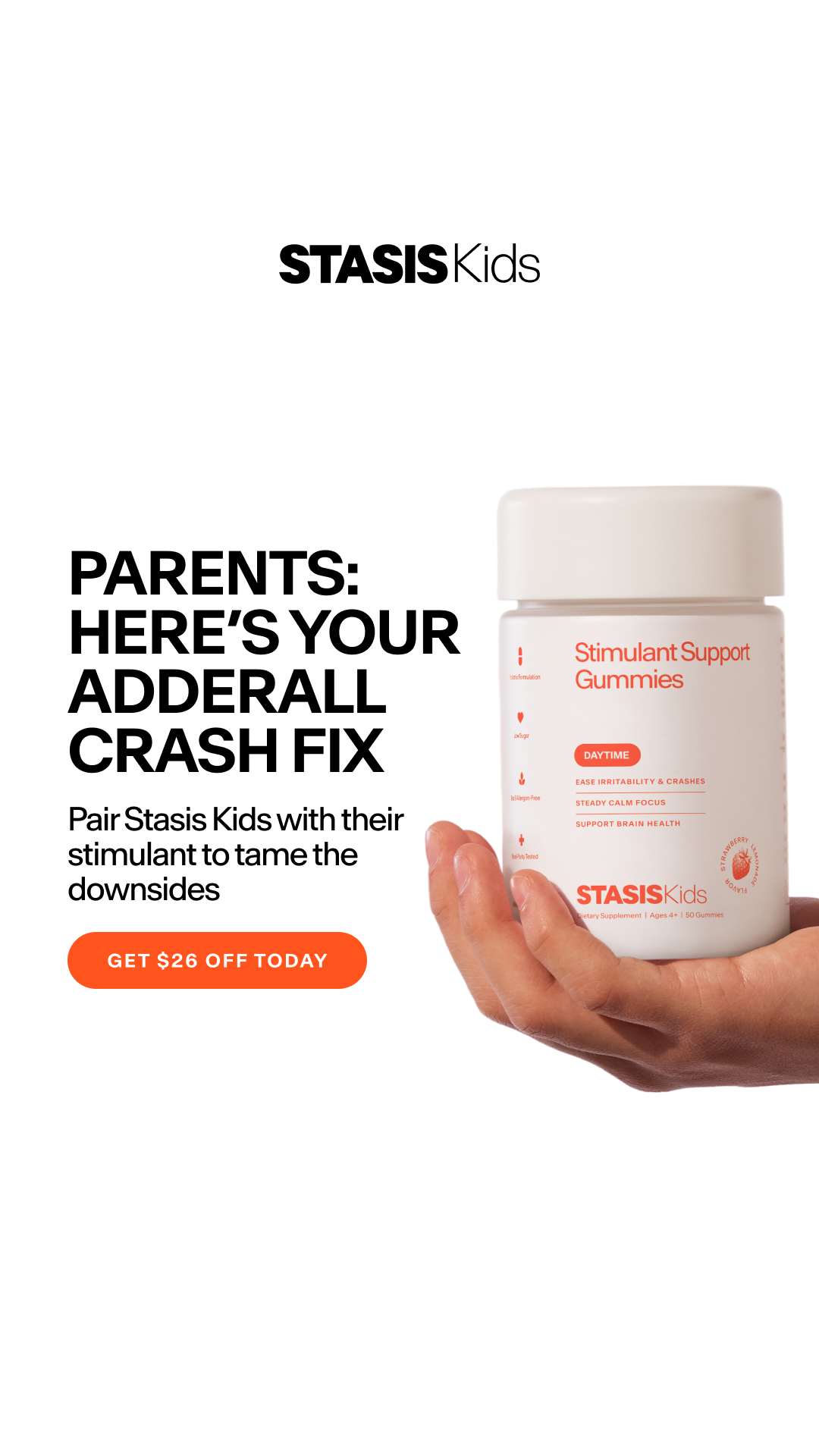 Stasis Kids Facebook ad
