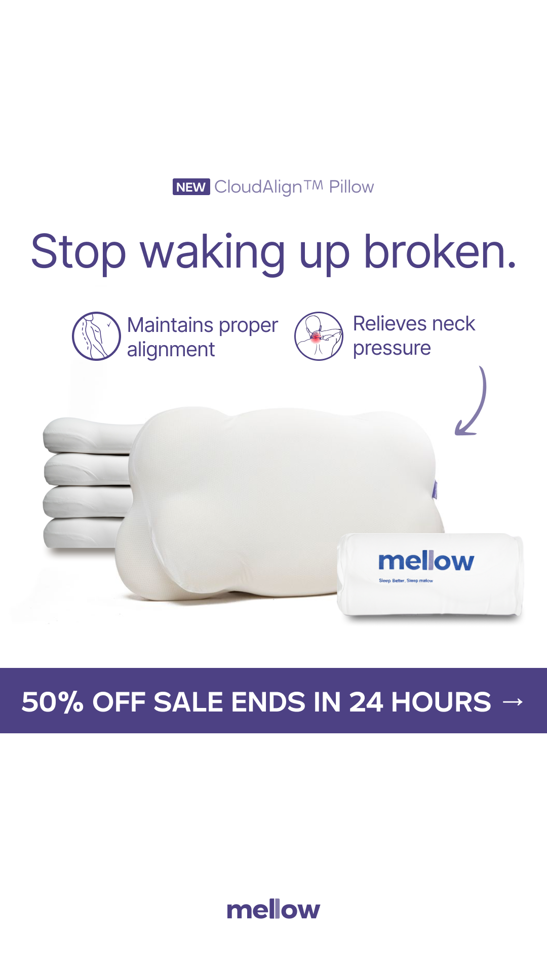 Mellow Sleep Facebook ad