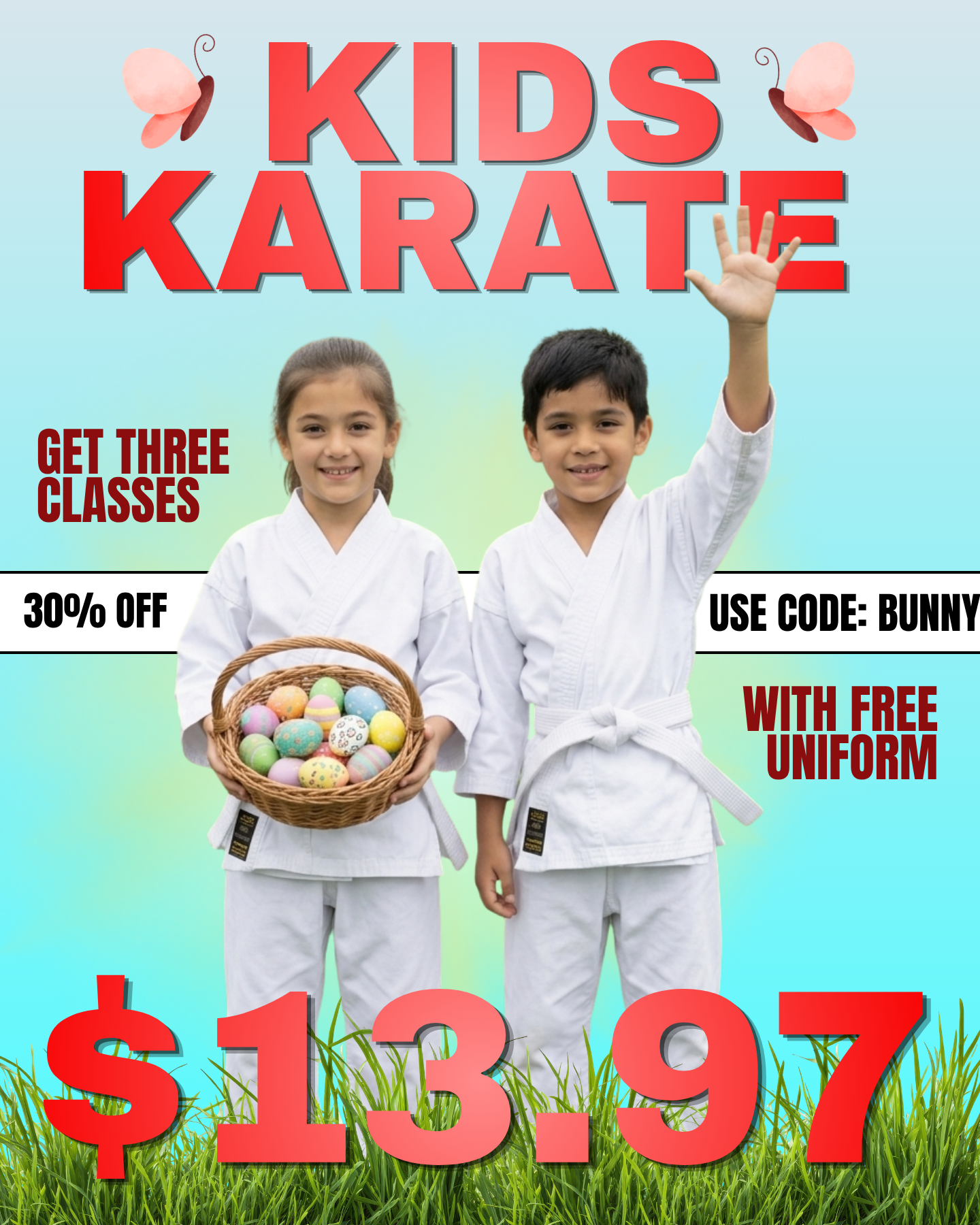 Amerikick Martial Arts Facebook ad