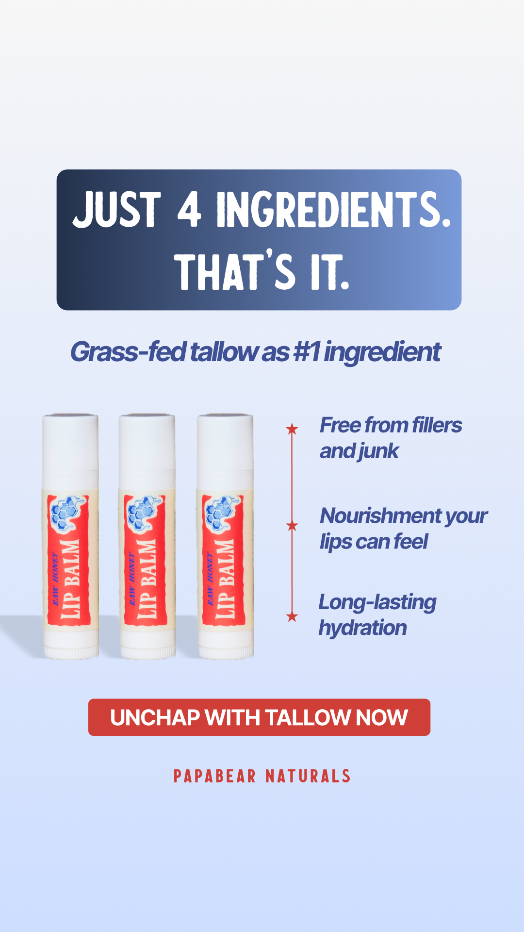 Papabear Naturals Facebook ad