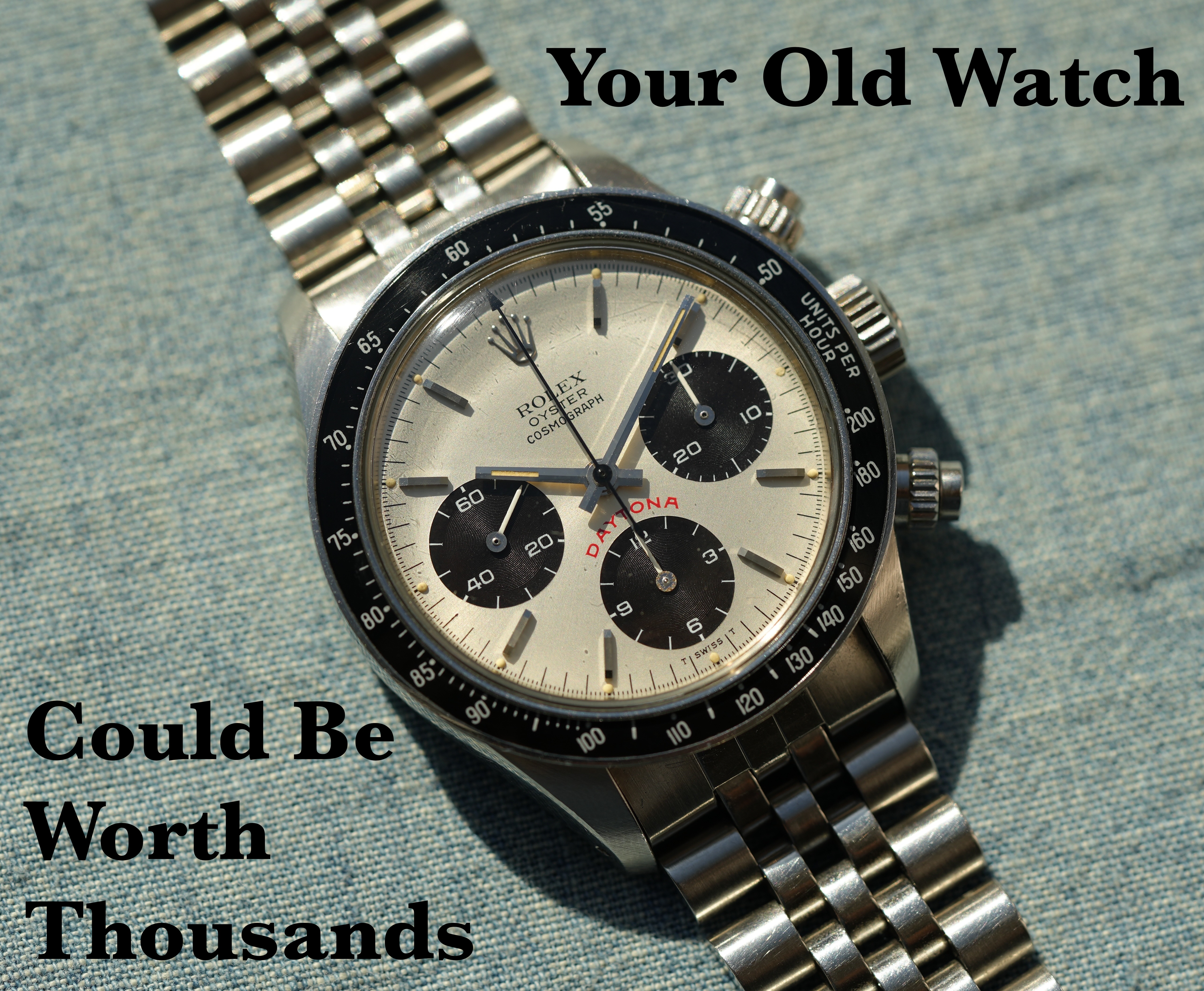 Good Evening Vintage Facebook ad: We Buy Old Watches!