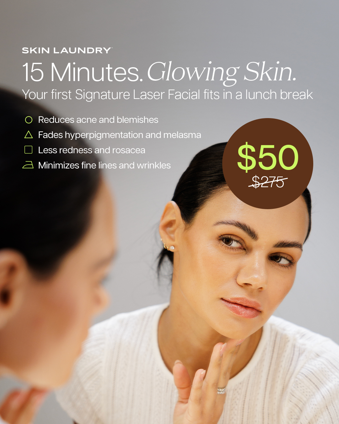 Skin Laundry Facebook ad