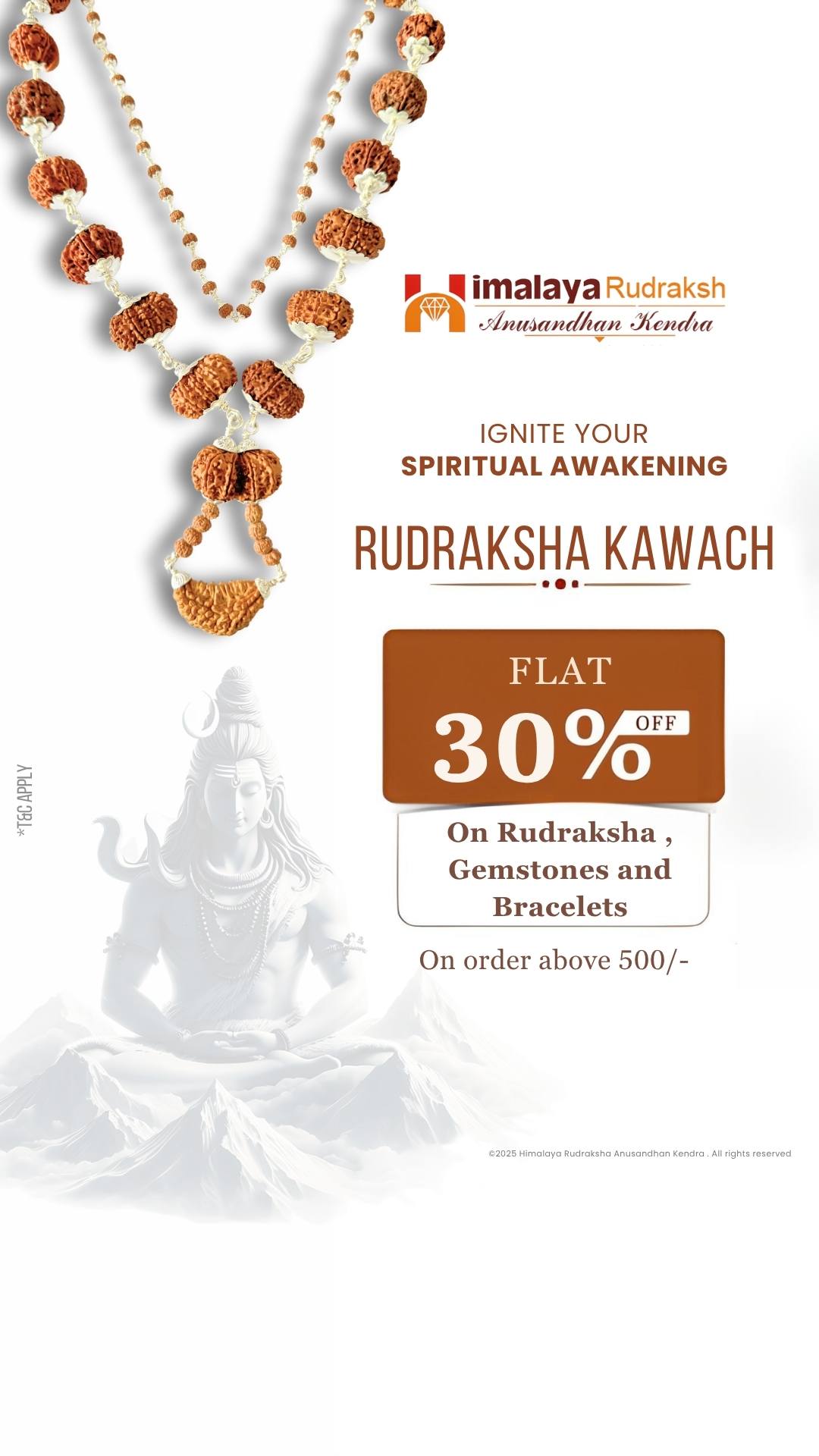 Himalaya Rudraksha Anusandhan Kendra Facebook ad from May 8, 2026