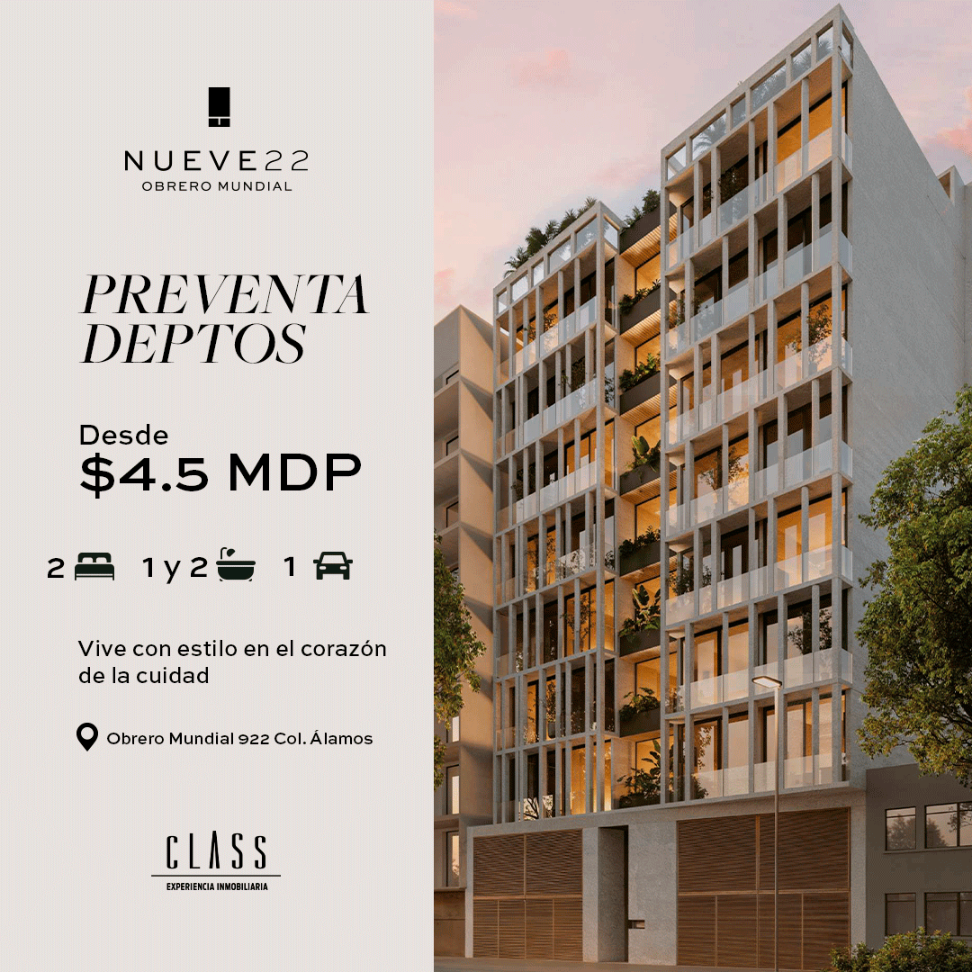 Class Experiencia Inmobiliaria Facebook ad: ¡Tu nuevo departamento te espera en la colonia Álamos!