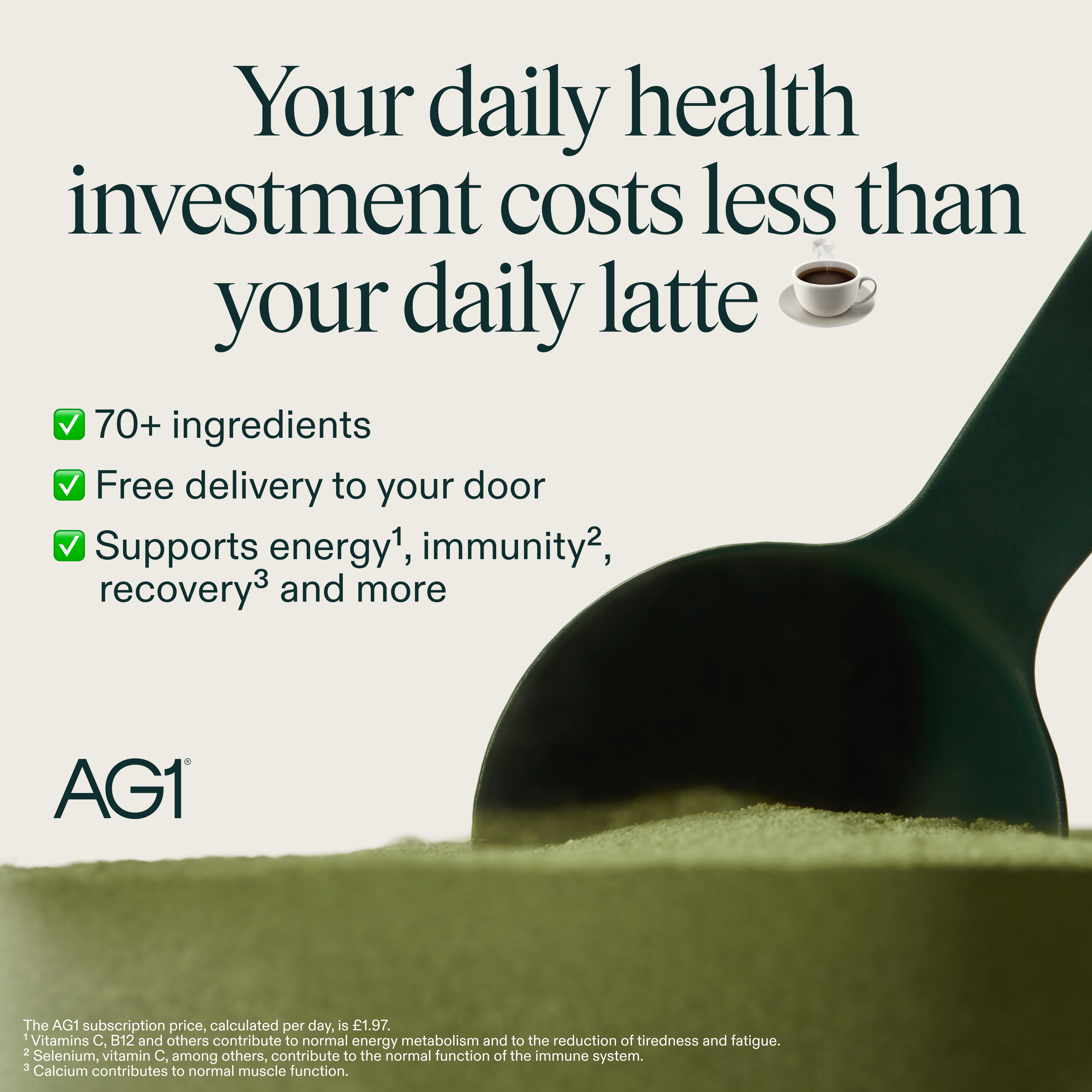 AG1 by Athletic Greens Facebook ad