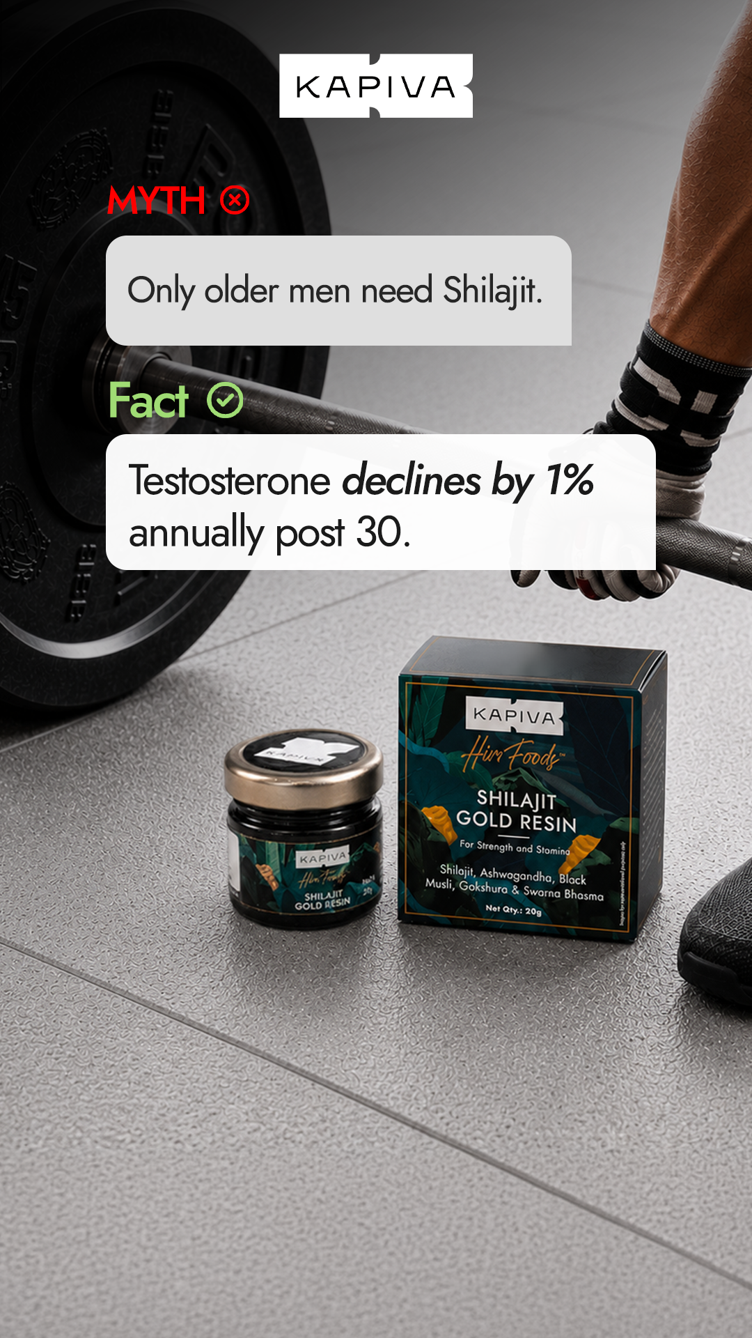 Kapiva Performance Facebook ad