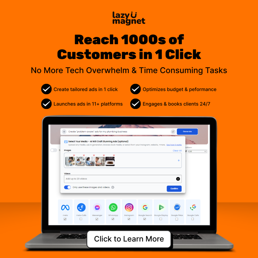 LazyMagnet Facebook ad