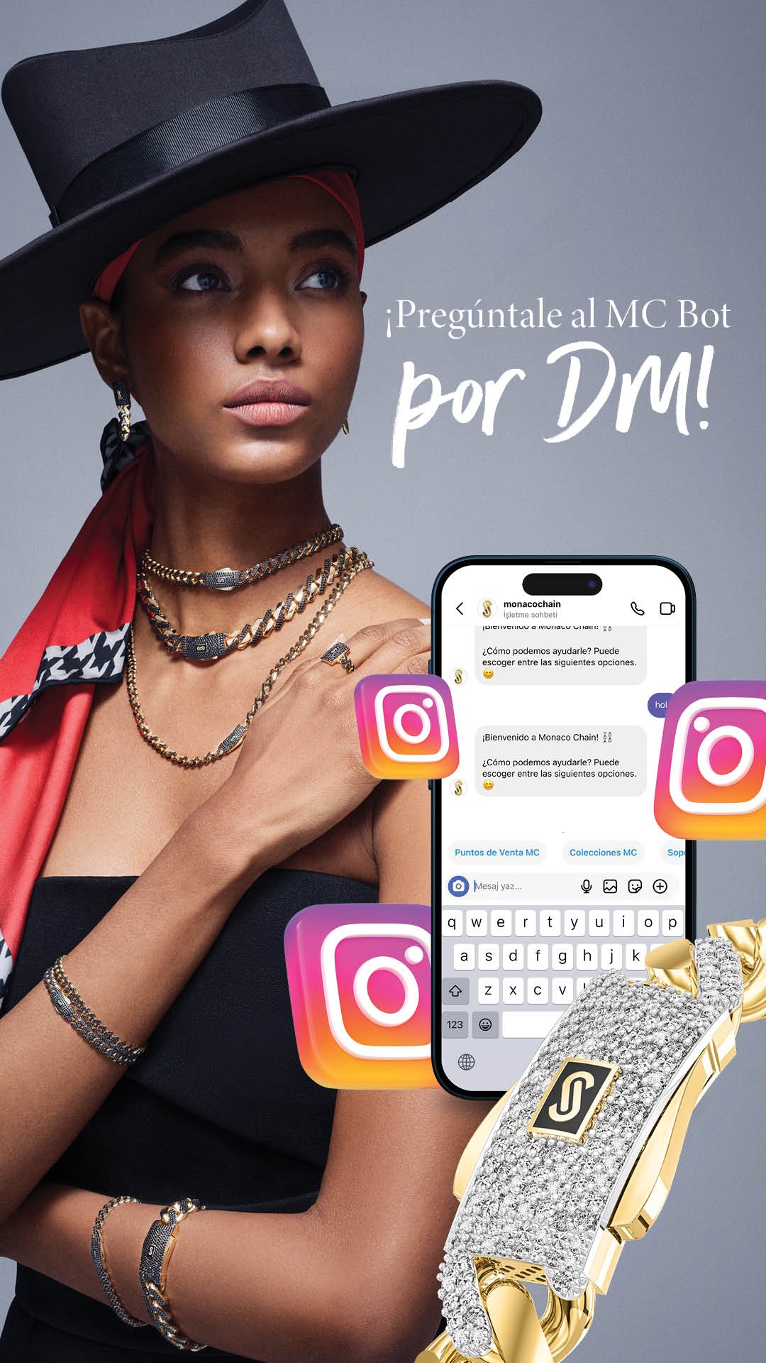 Monaco Chain Facebook ad