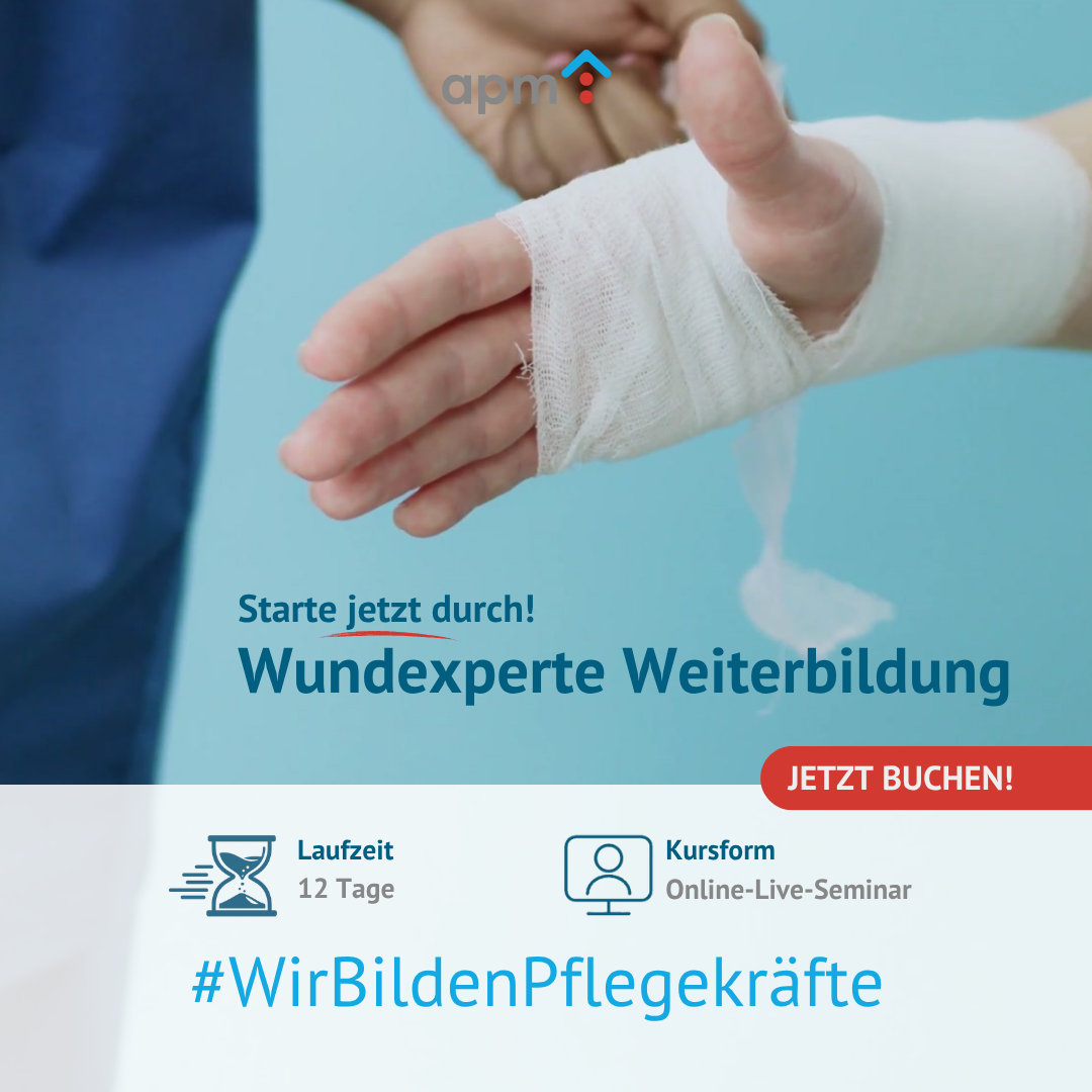 apm Akademie für Pflegeberufe und Management Facebook ad from May 8, 2026